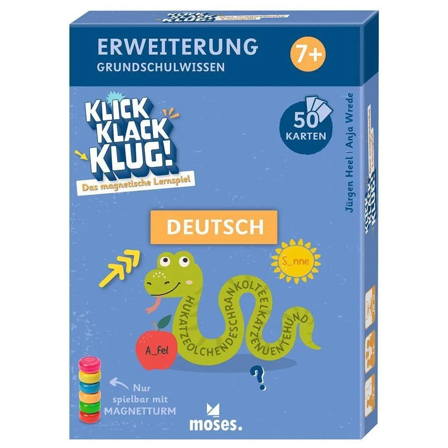 Moses. Verlag Spiel Klick Klack Klug Kartenset Deutsch ab 7