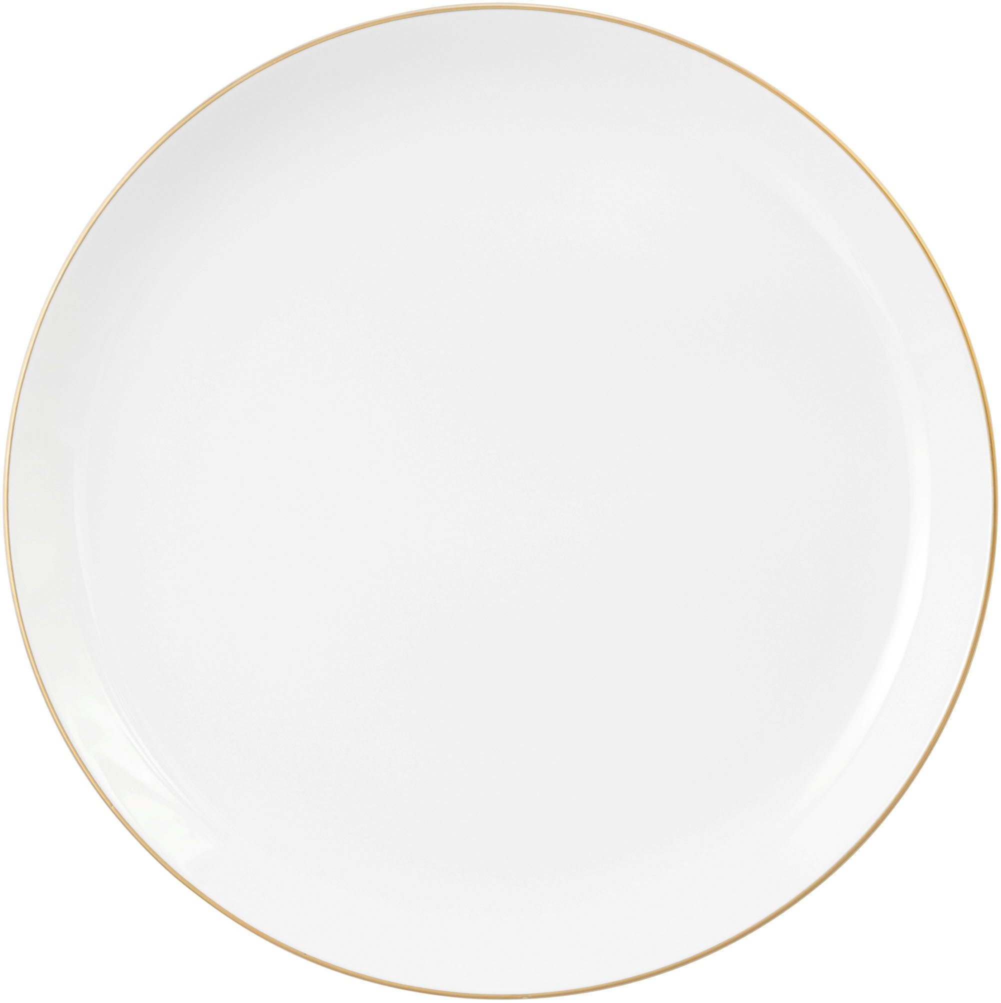 Seltmann Weiden Tafelservice Geschirr-Set, 12 Teile, Liberty Golden Rose Hip (12-tlg), 6 Personen, Porzellan, Geschirr, Teller Set, gold, Made in Germany, 12 Teile, für 6 Personen