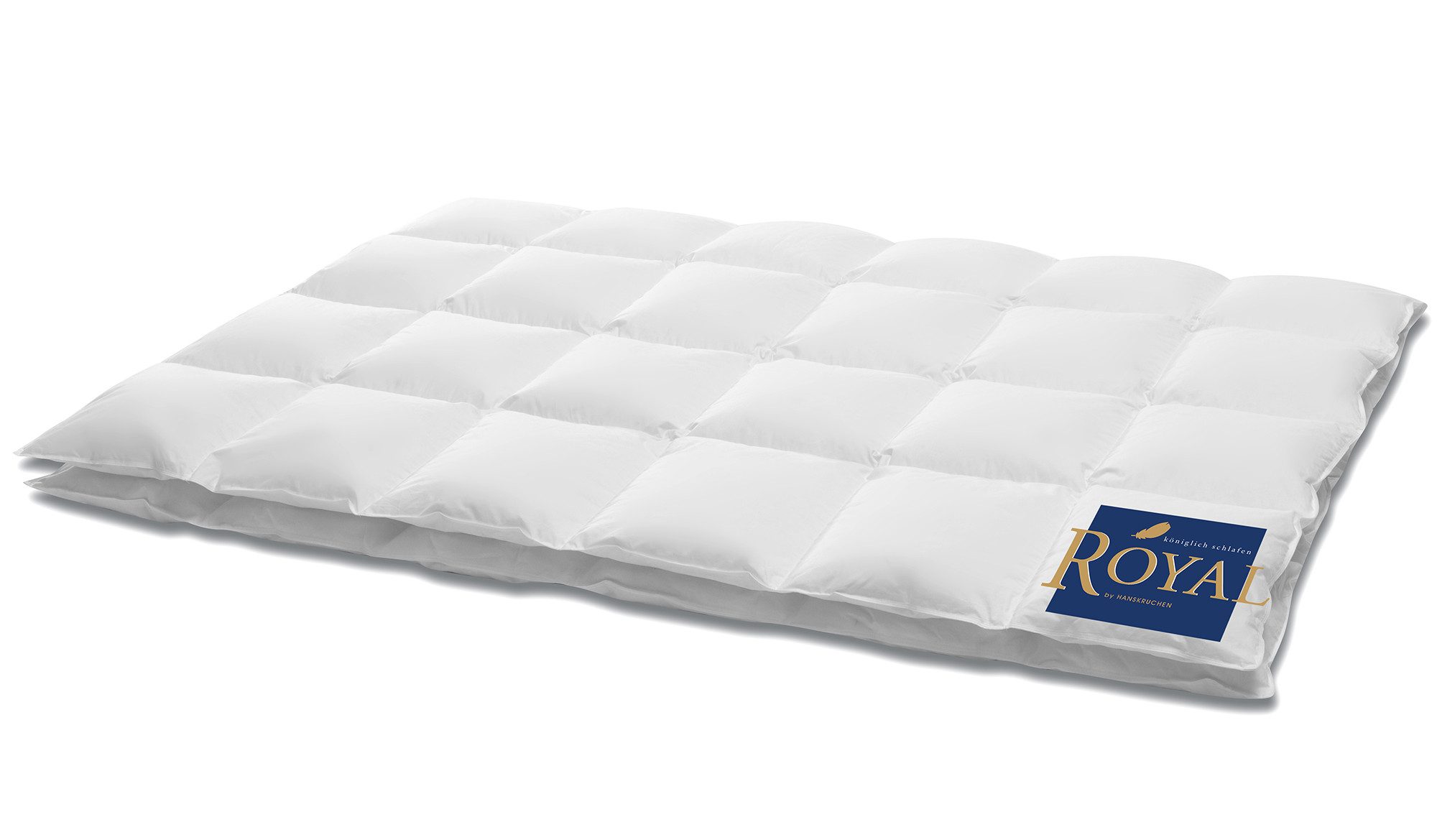 HANSKRUCHEN Daunenbettdecke Hanskruchen Daunendecke Royal Leicht 135 x 200 cm, Bezug: 100% Baumwolle