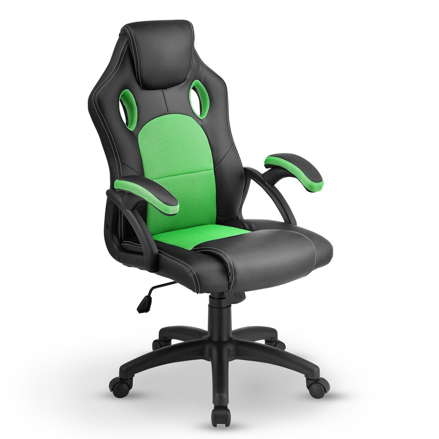 Juskys Gaming-Stuhl Montreal, Ergonomisch geformte Sitzfläche, Rückenlehne günstig online kaufen