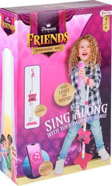 Toi-Toys Spielzeug-Musikinstrument PRINCESS FRIENDS Karaoke Set mit Smartphone-Anbindung