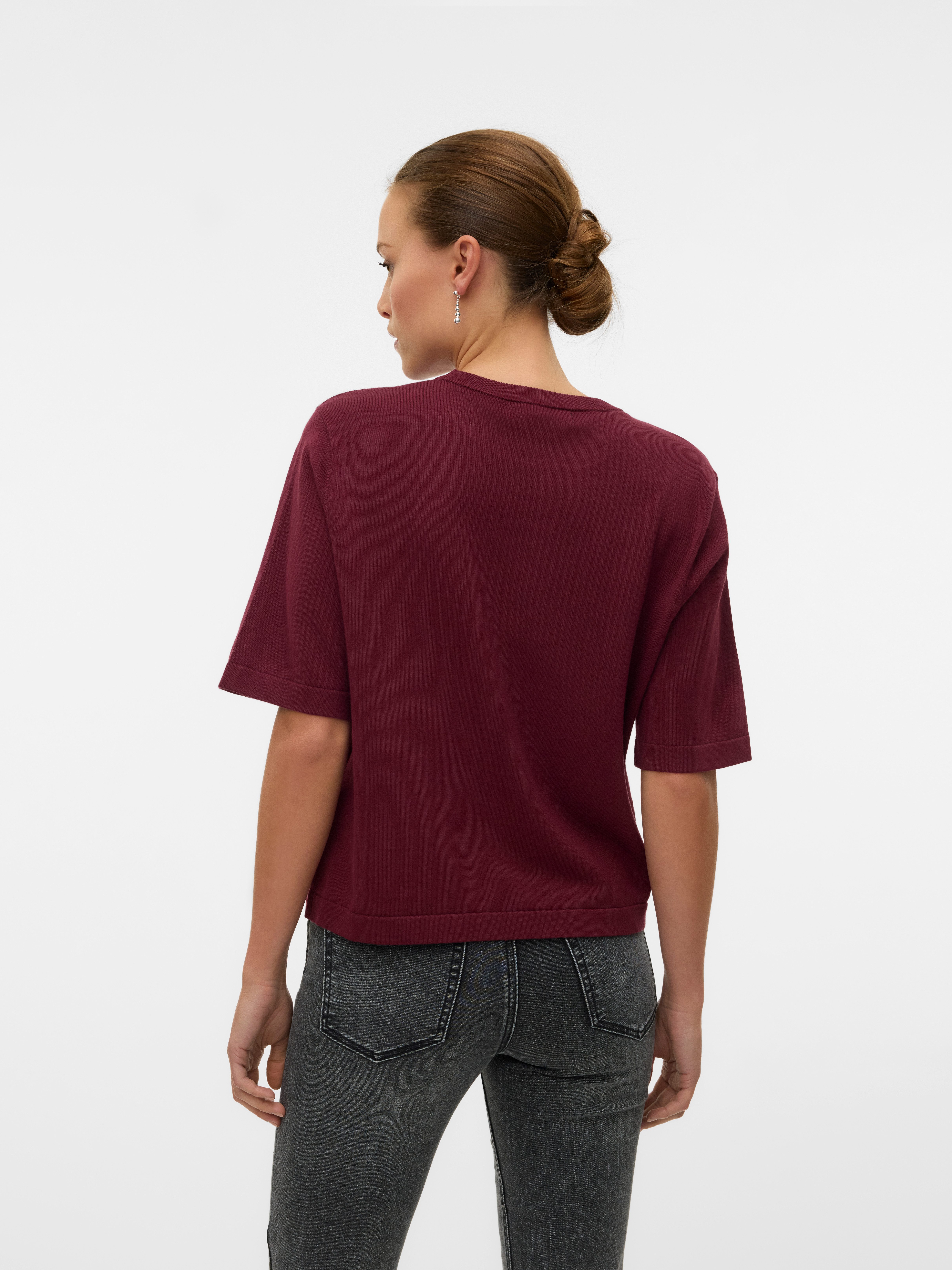 Vero Moda Kurzarmpullover VMSILJE 2/4 O-NCK günstig online kaufen