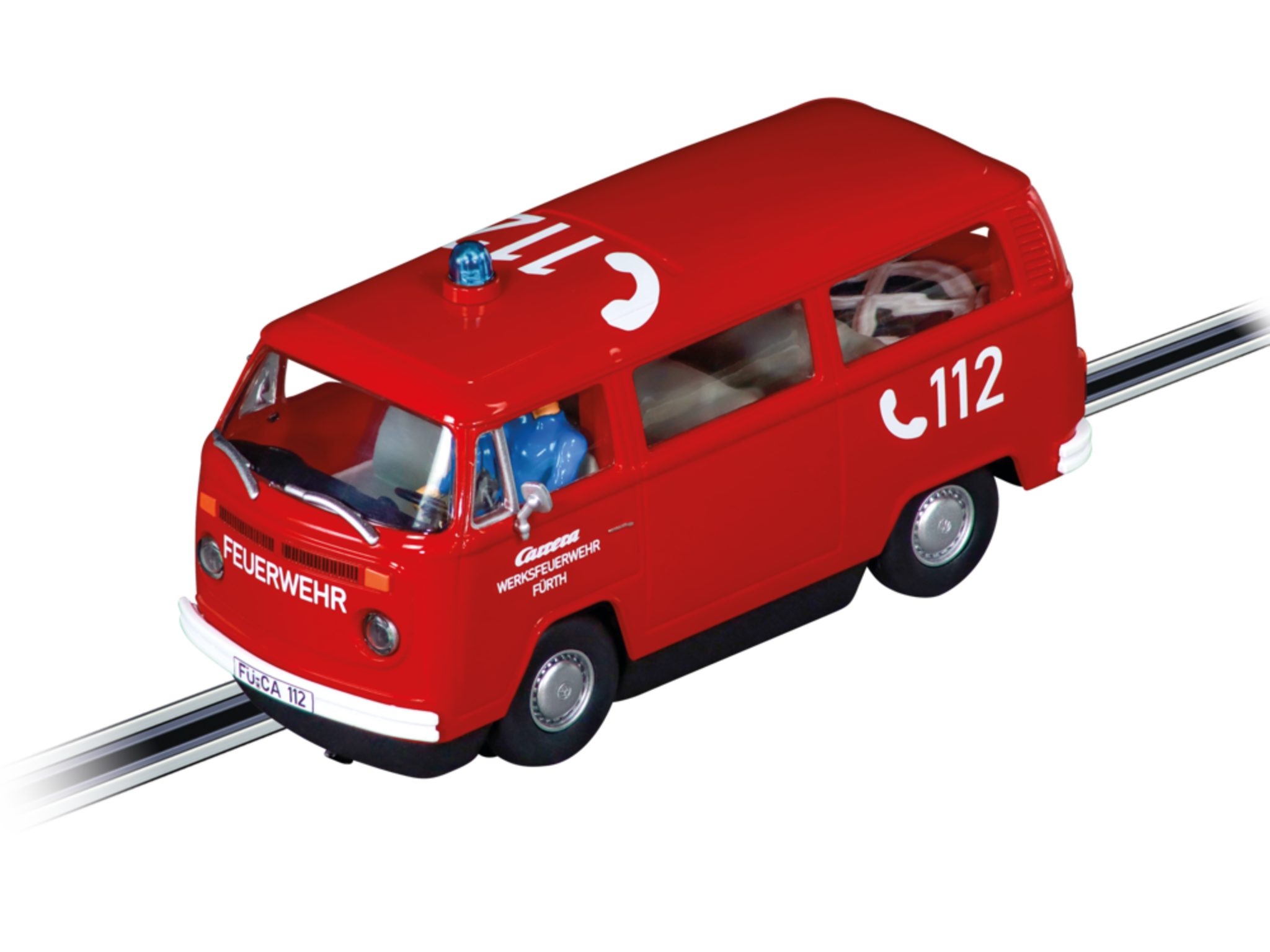 Carrera® Rennbahn-Auto Carrera 20032083 Digital 132 VW Bus T2b 'Feuerwehr'