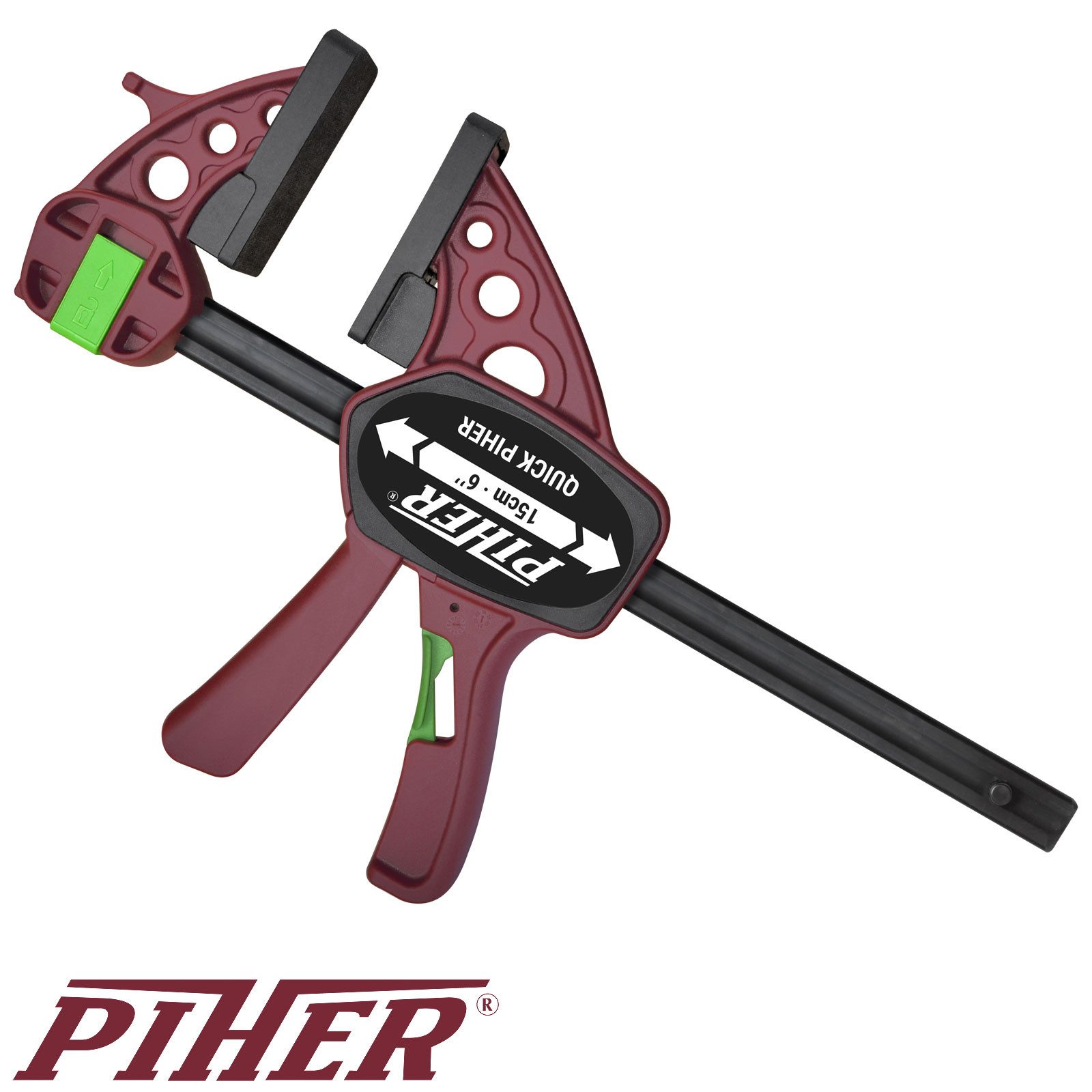 Piher Zwinge Piher Quick Einhandzwinge Extra 15 cm, (Stück)