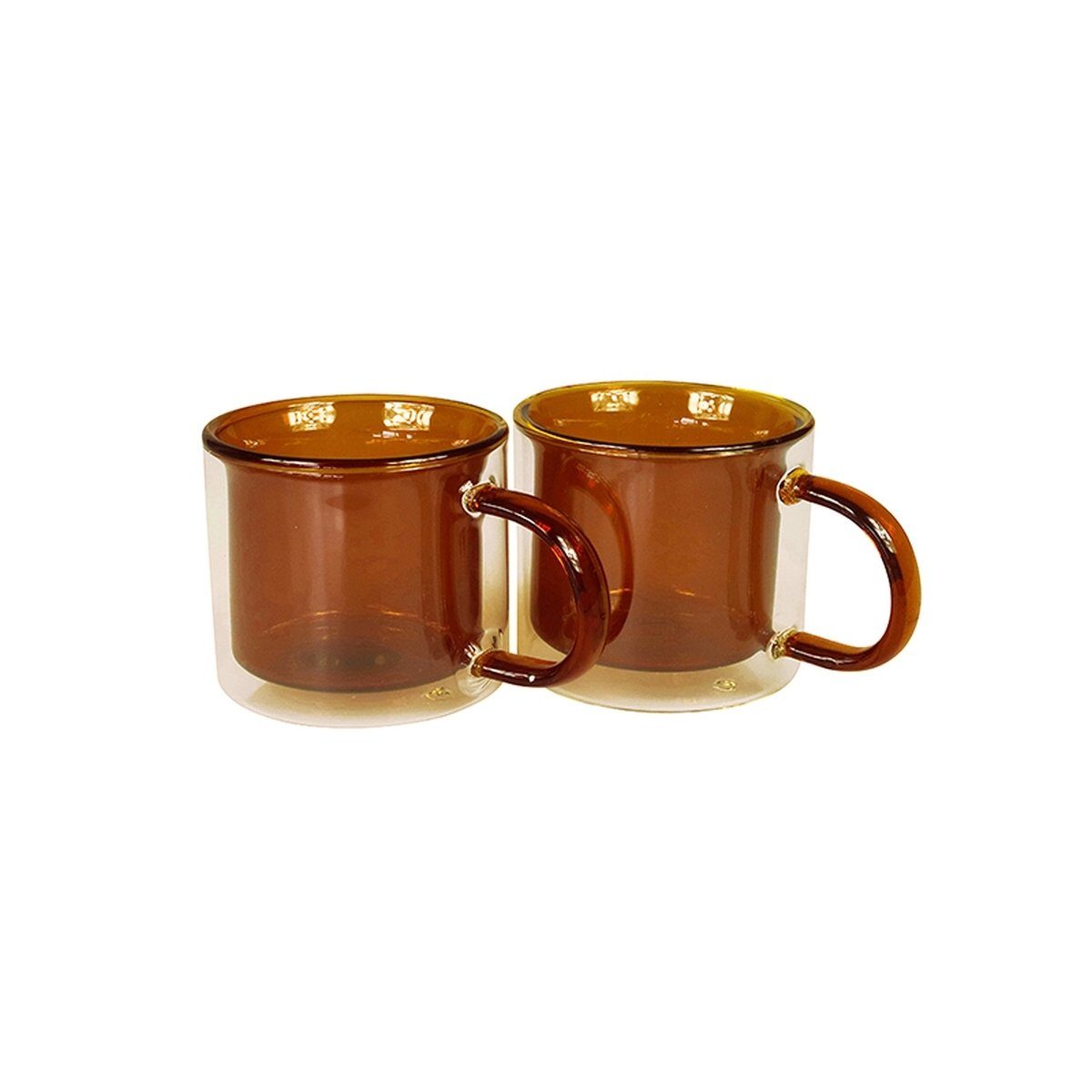 Capventure Gläser-Set Thermoglas Borosilikatglas Kaffee Latte Tee Cocktail Glas, Material: Borosilikatglas doppelwandig