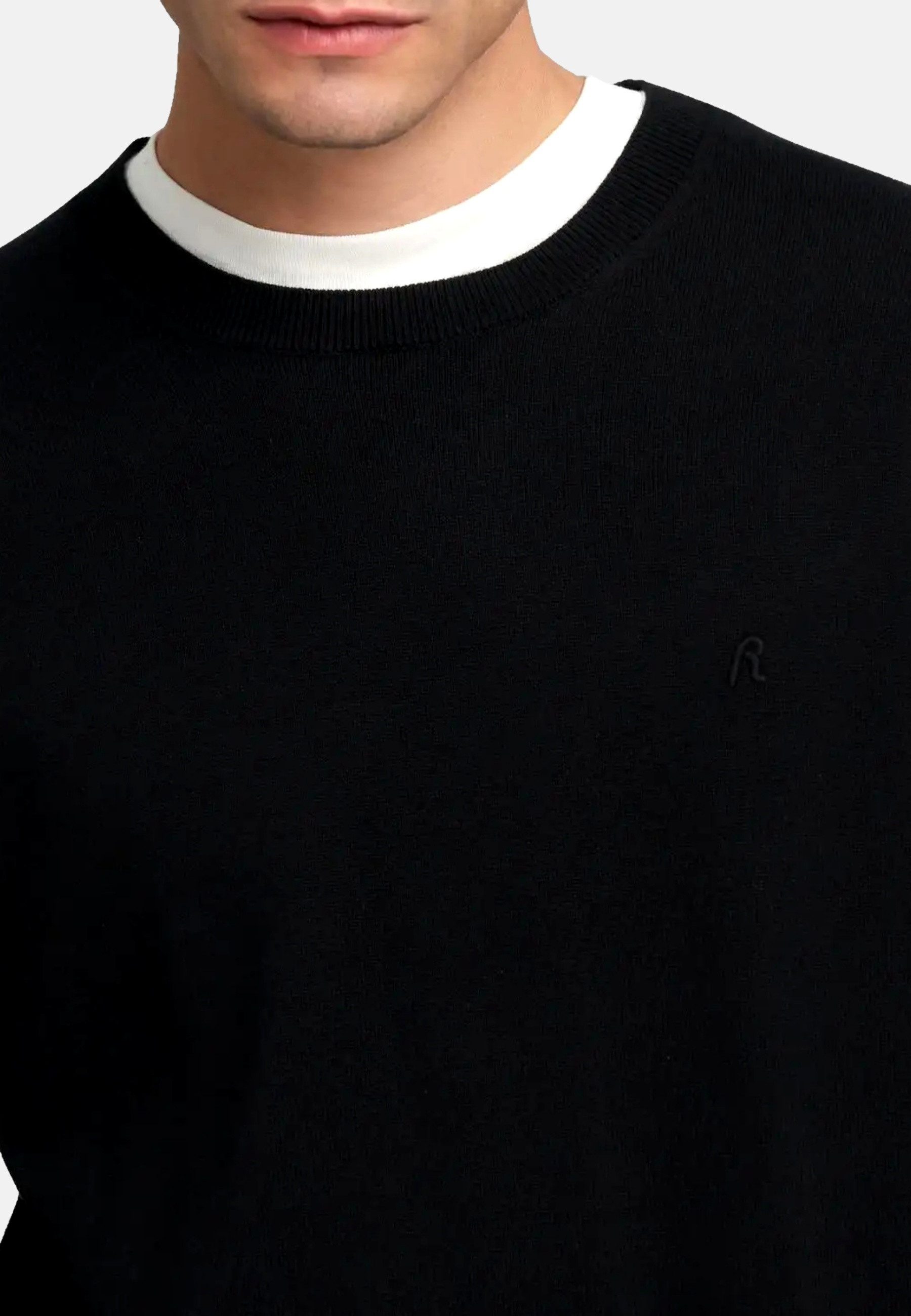 Replay Strickpullover Pullover Strickpullover R-Neck (1-tlg)