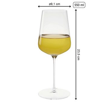 SPIEGELAU Weißweinglas Definition Universalgläser 550 ml 6er Set, Glas