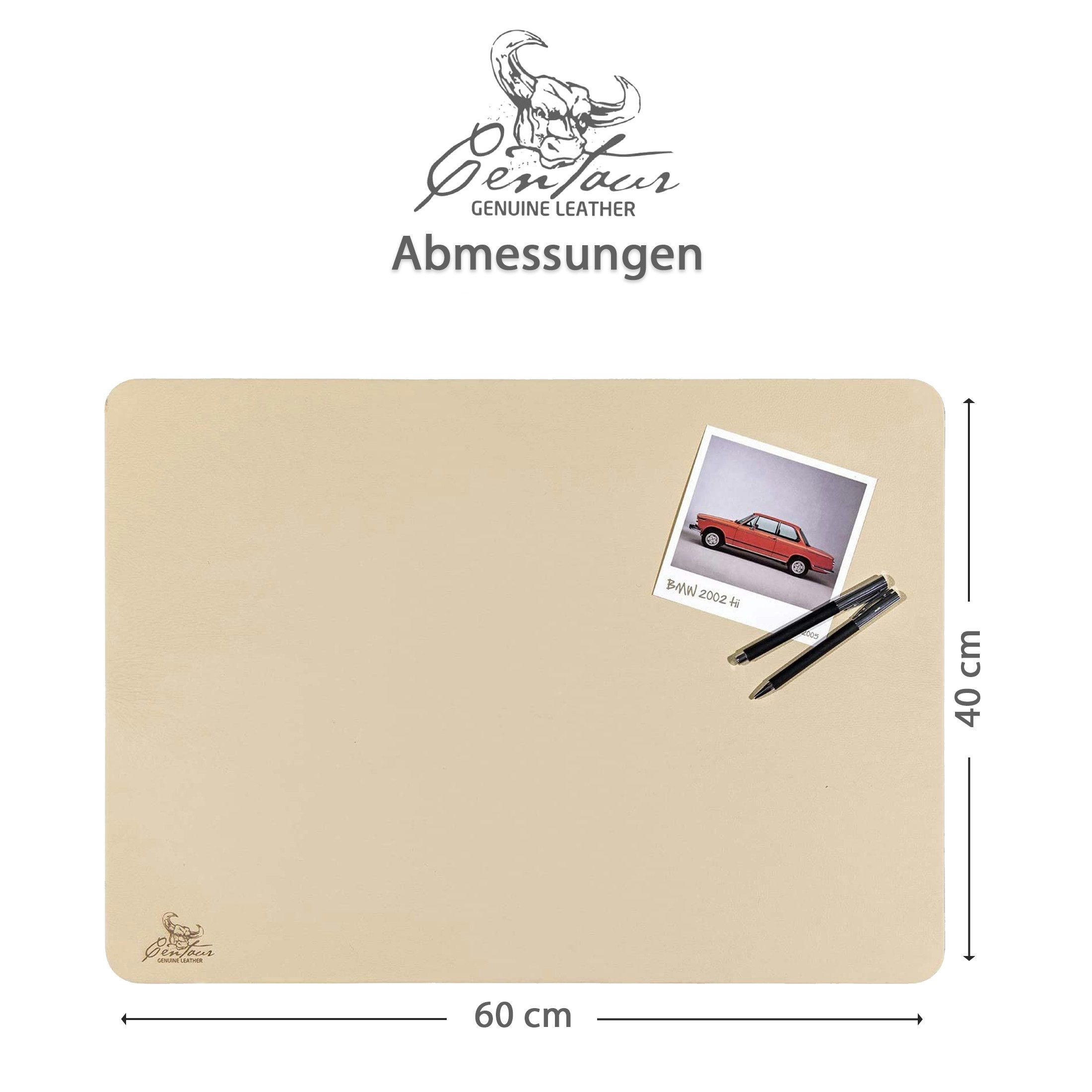 Centaur Schreibtischunterlage aus echtem Leder Schreibunterlage, (1 tlg)