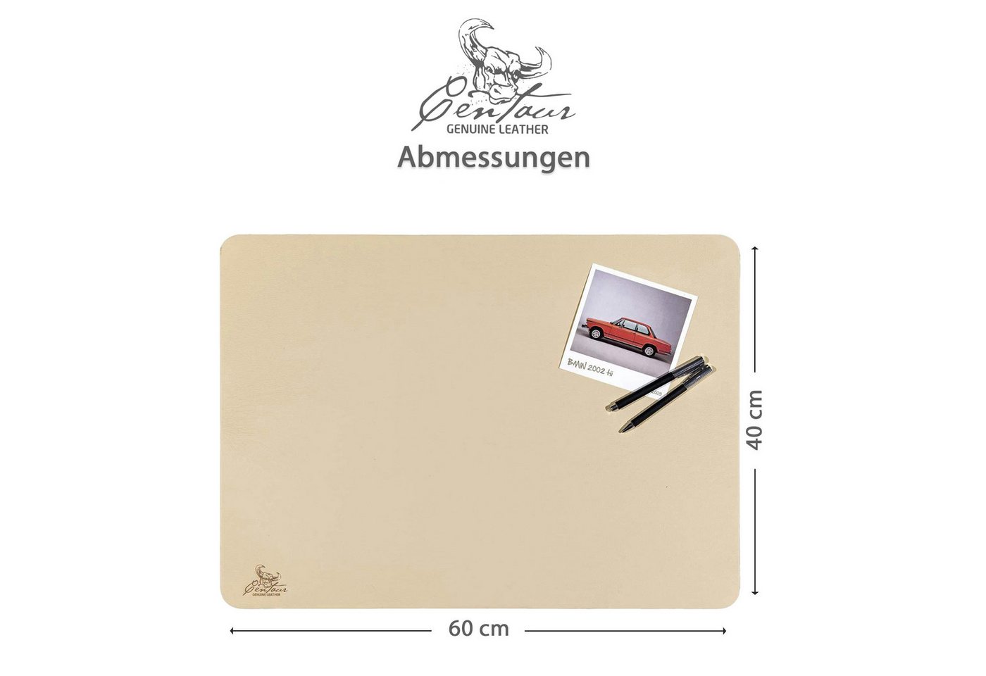 Thumbnail - Centaur Schreibtischunterlage aus echtem Leder Schreibunterlage, (1 tlg)