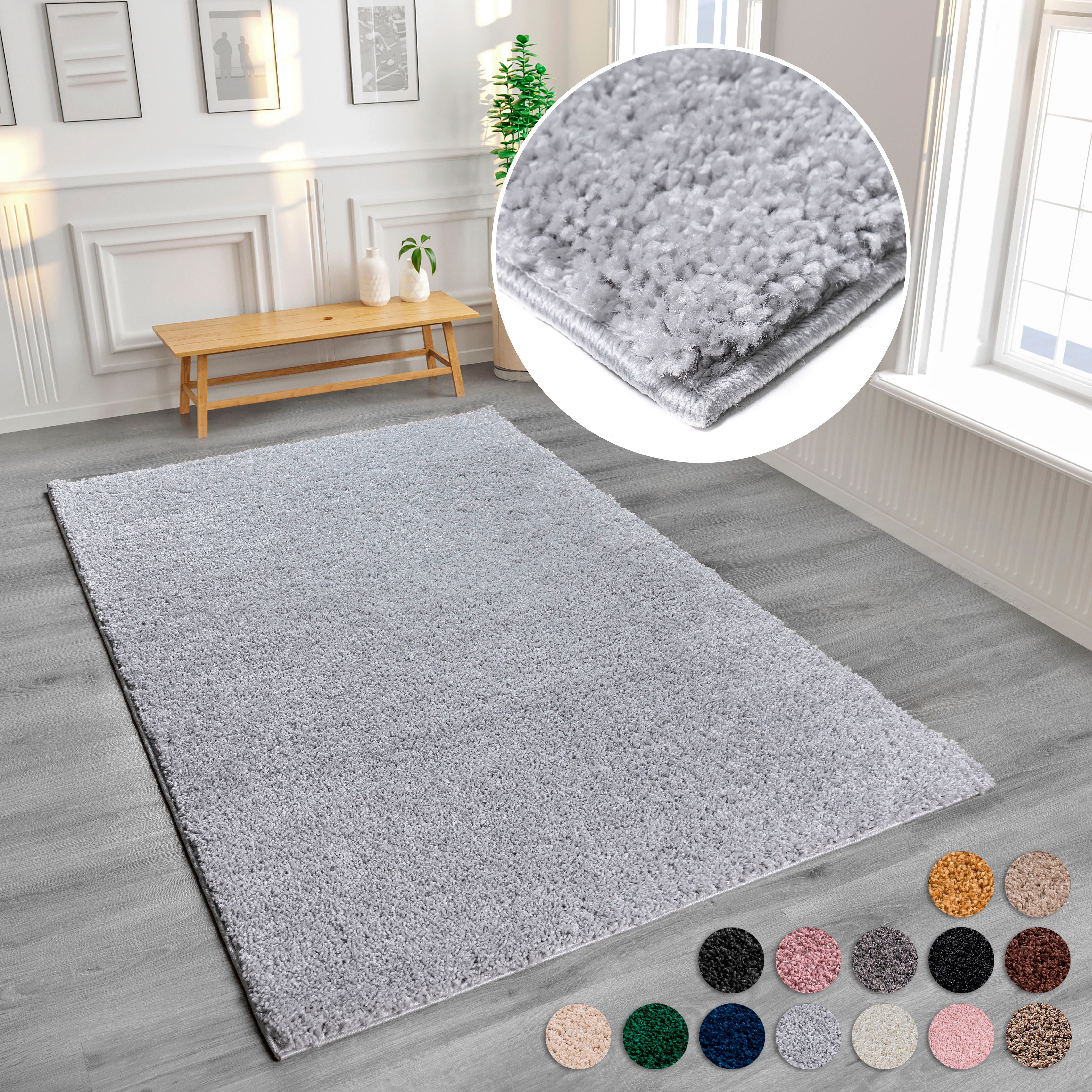 Hochflor-Teppich Viva