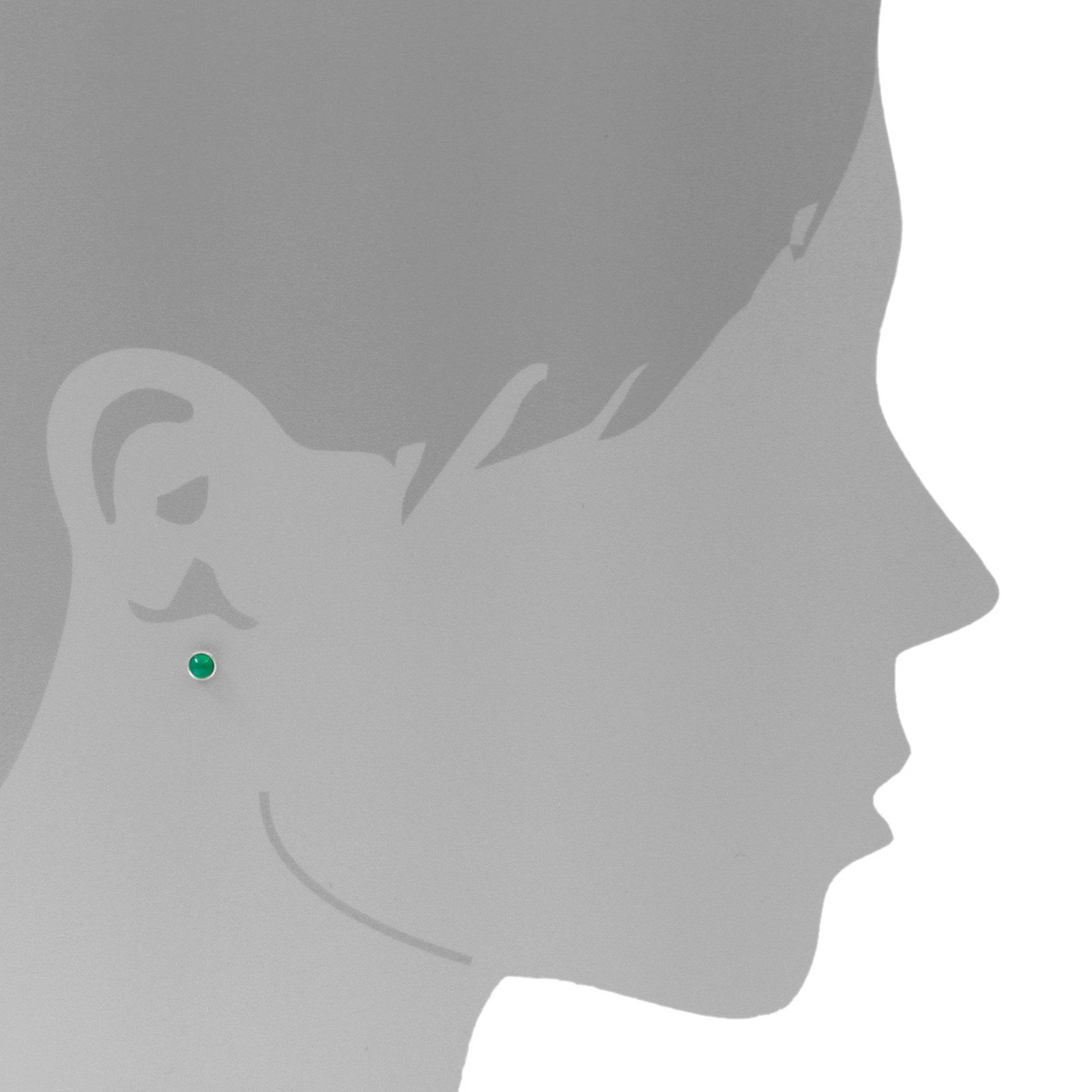 OSTSEE-SCHMUCK Paar Ohrstecker Ostsee-Schmuck Ohrstecker Classic 4 mm Ohrstecker Classic 4 mm (2-tlg)
