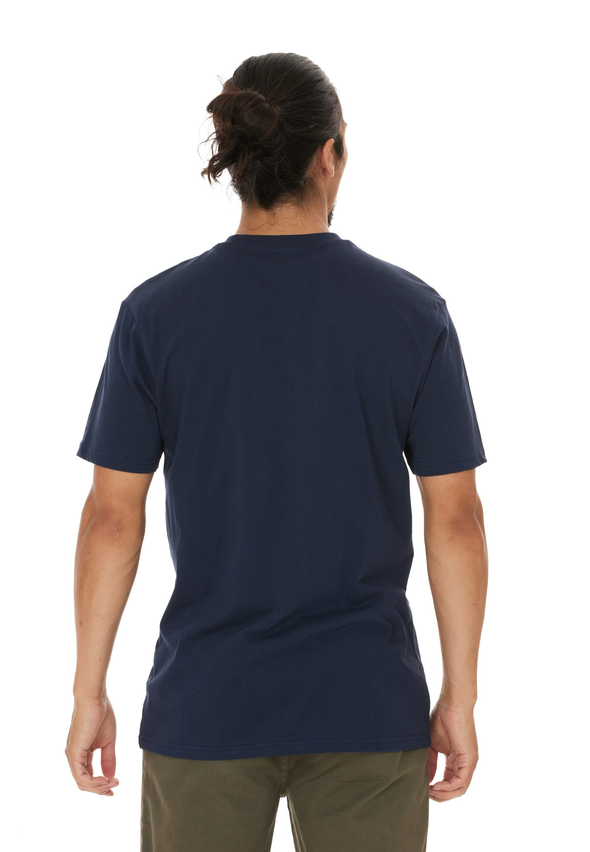 Vesper T-Shirt (1-tlg) modischem mit Aufdruck dunkelblau WHISTLER