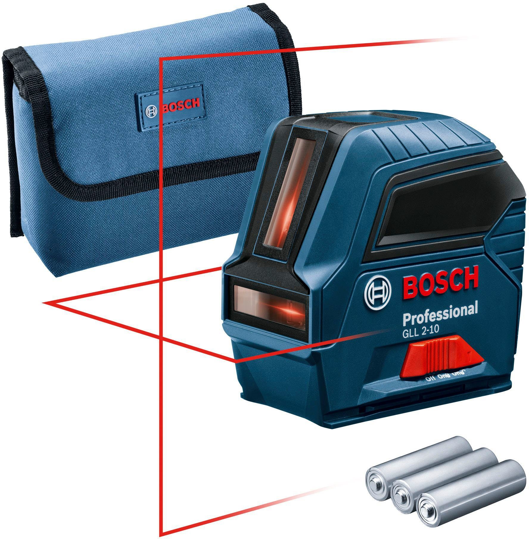 Linienlaser 2-10, Professional GLL (Set) Bosch