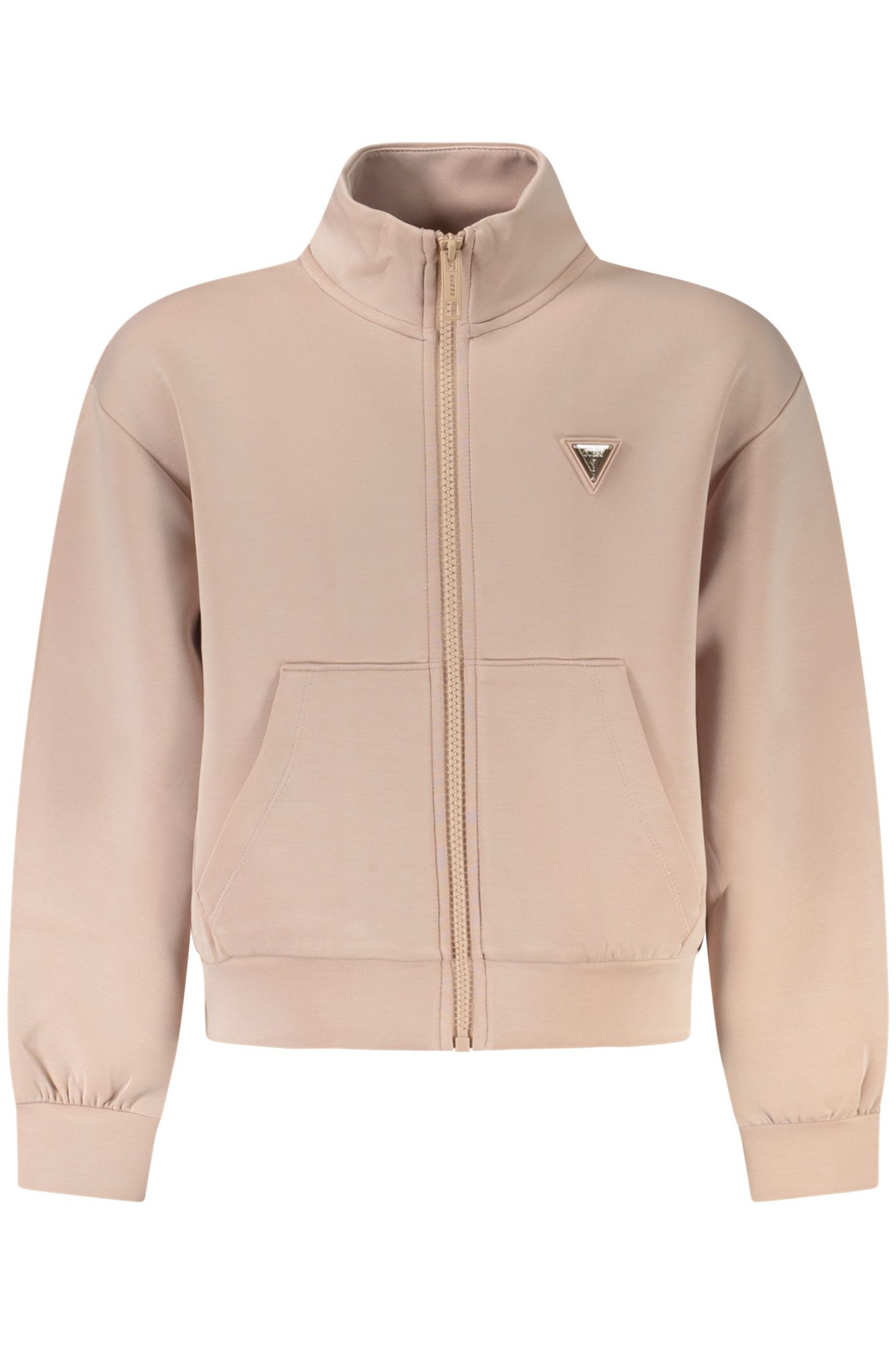 GUESS JEANS Sweatshirt Rosa Mädchen-Sweatshirt mit Reißverschluss