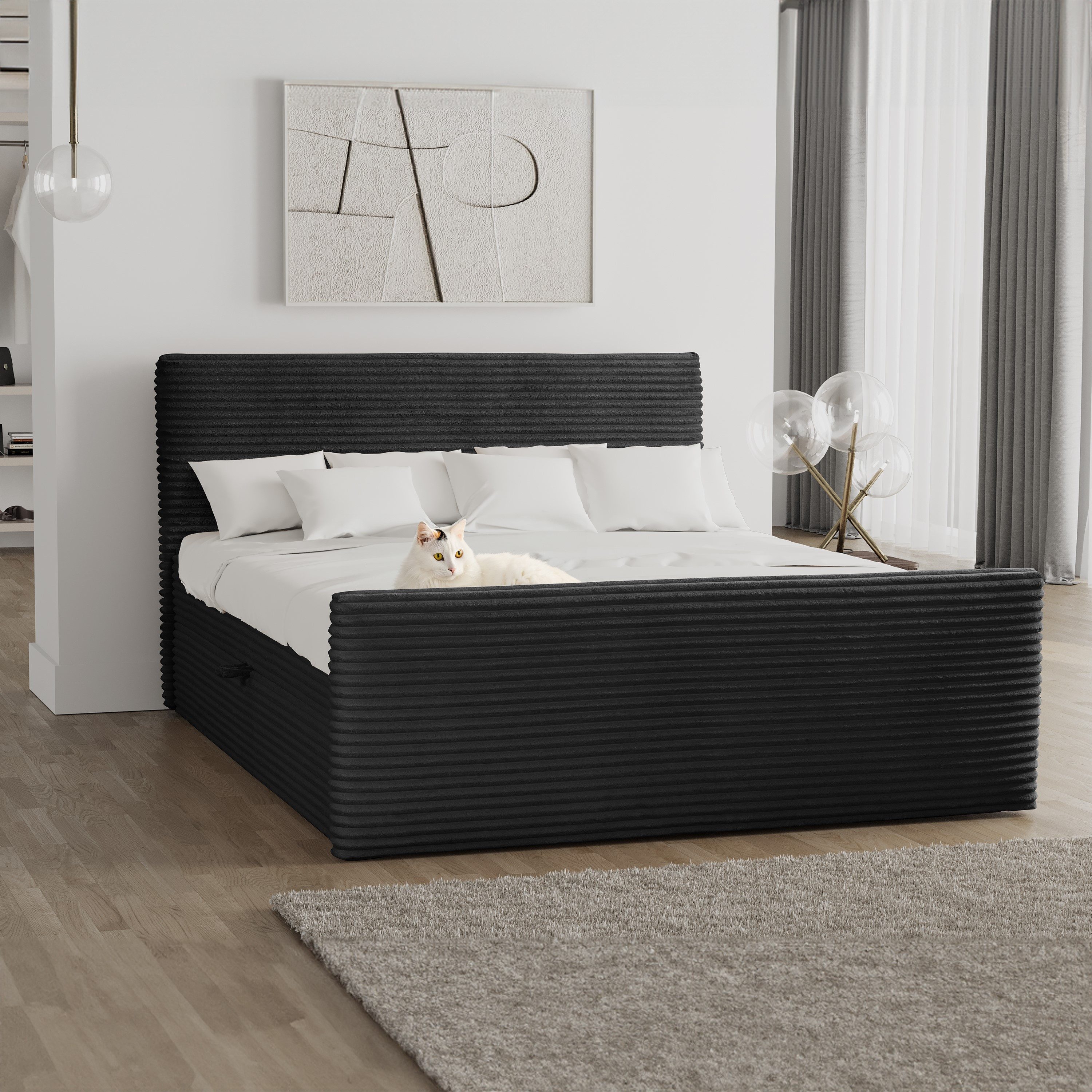 Kaiser Möbel Boxspringbett Trento mit Bettkasten, Topper und Bonellmatratze günstig online kaufen