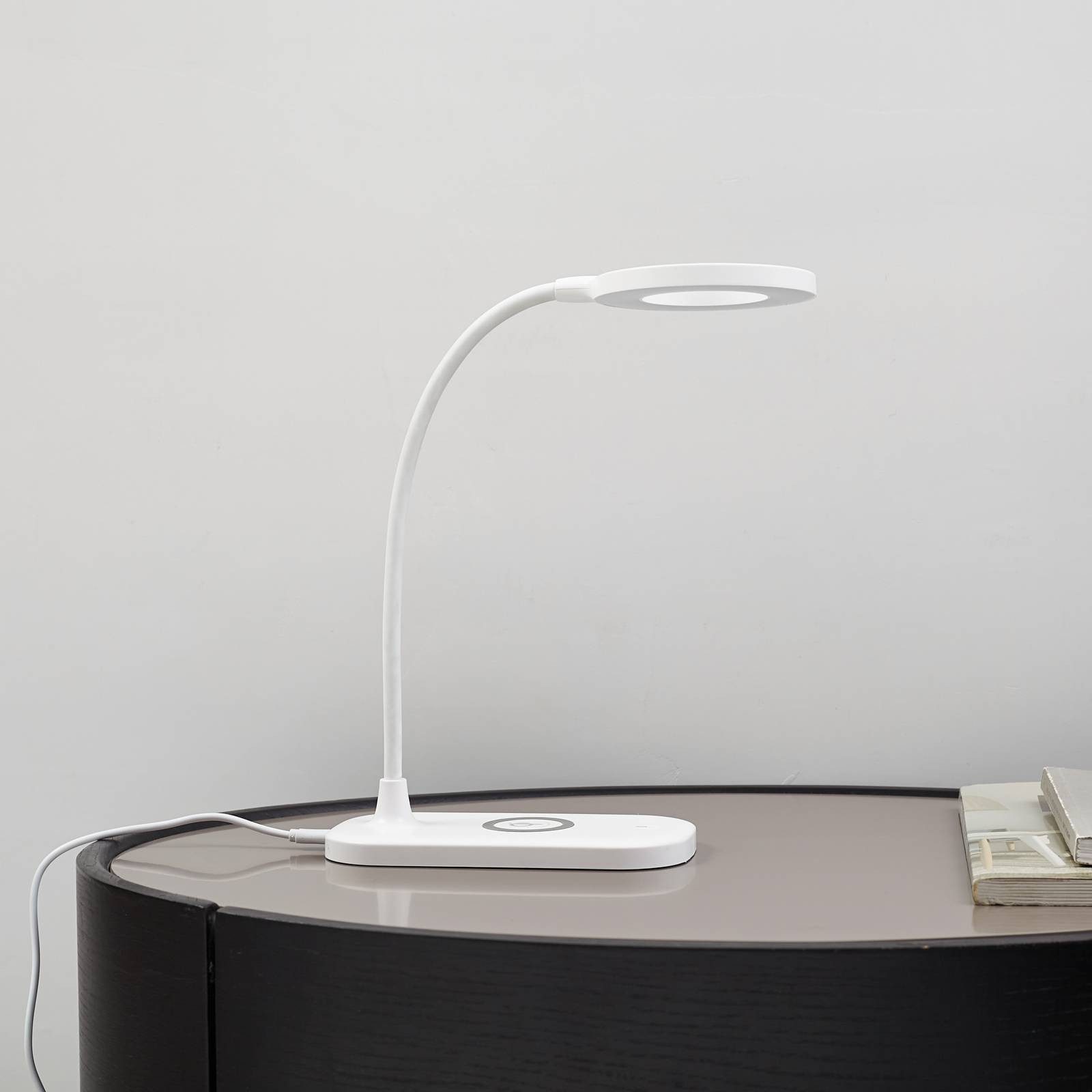 Lindby Tischleuchte Siona, Enthalten, 1 x 4 W LED, Farbwechsel warmweiß / tageslicht