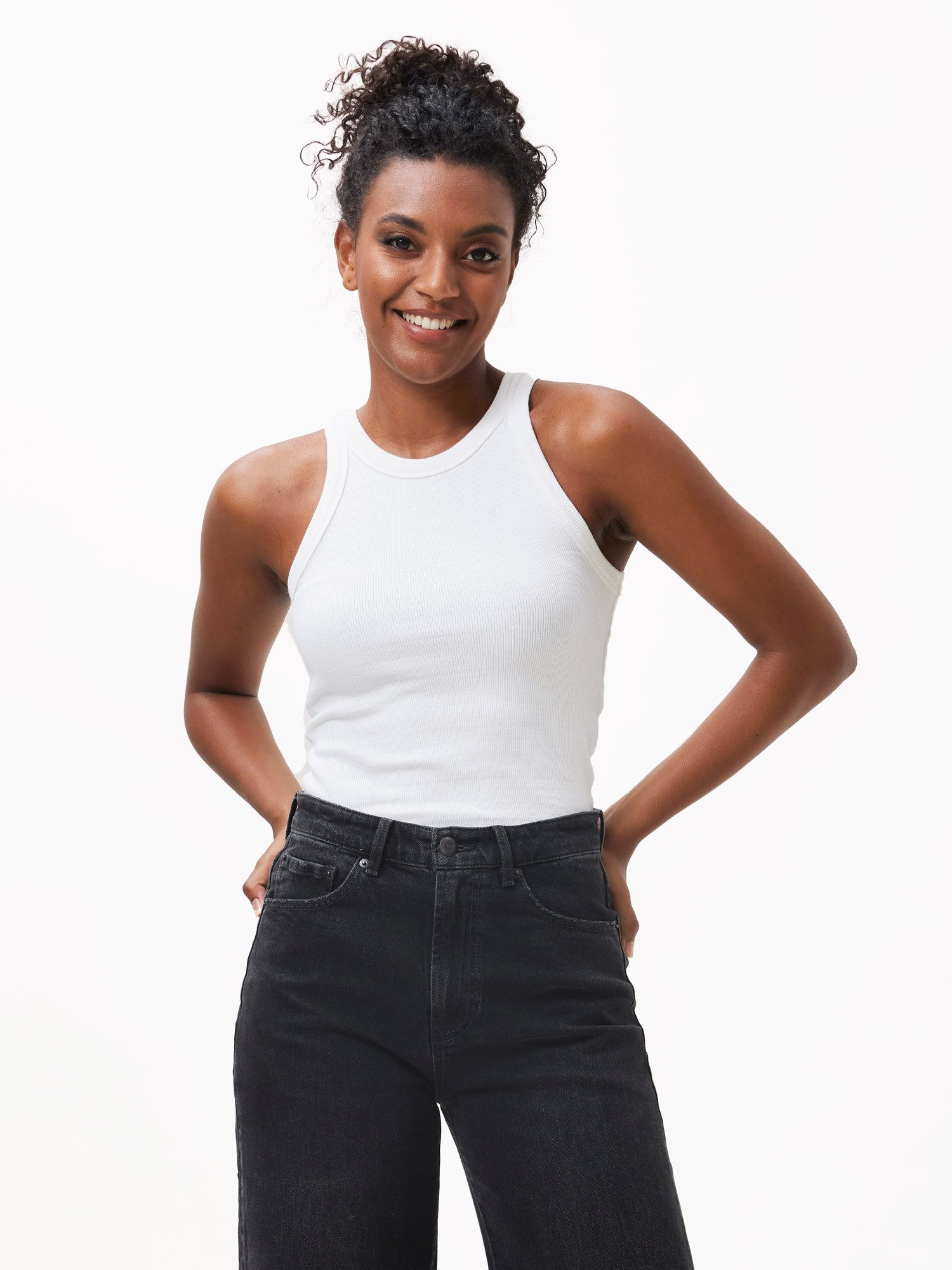 Catwalk Junkie Tanktop – Basic Tanktop in Unifarbe