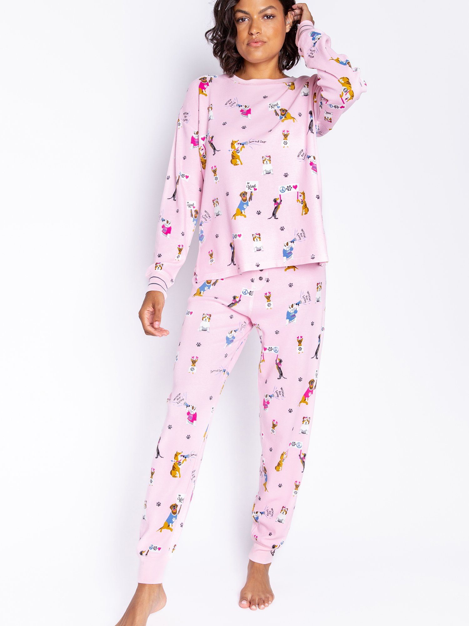 PJ Salvage for Love Woof Pyjamahose