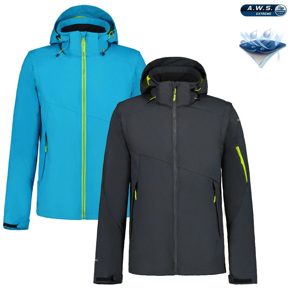 Hardshelljacke ICEPEAK - VELLBERG Softshelljacke wasserdichte Outdoorjacke und Weste