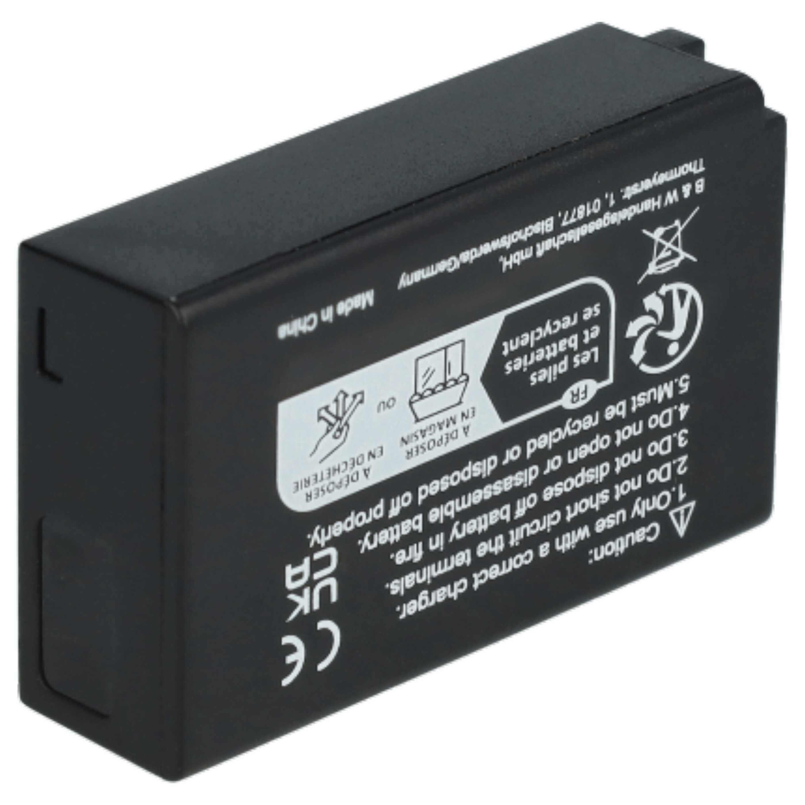vhbw Akku passend für Nikon Coolpix P1000, P1100, A, P950 Kamera / Foto / Kamera-Akku Akku Li-Ion 850 mAh (7,4 V, 2 St), Leistungsfähige Austausch-Akkus für Digitalkamera, Spiegelreflexkamera
