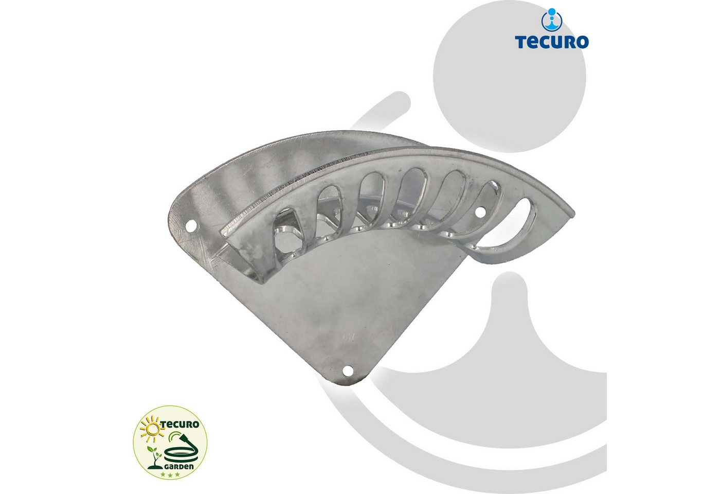 Thumbnail - tecuro Bewässerungsschlauch Aluminium-Schlauchhalterung zur Wandmontage für Schläuche und Kabel