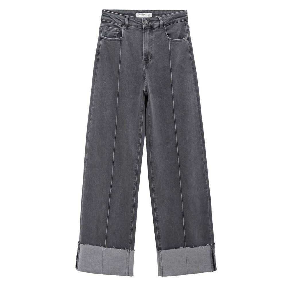 Dad-Jeans Trendige Damen-Jeans mit weitem Schnitt und Details