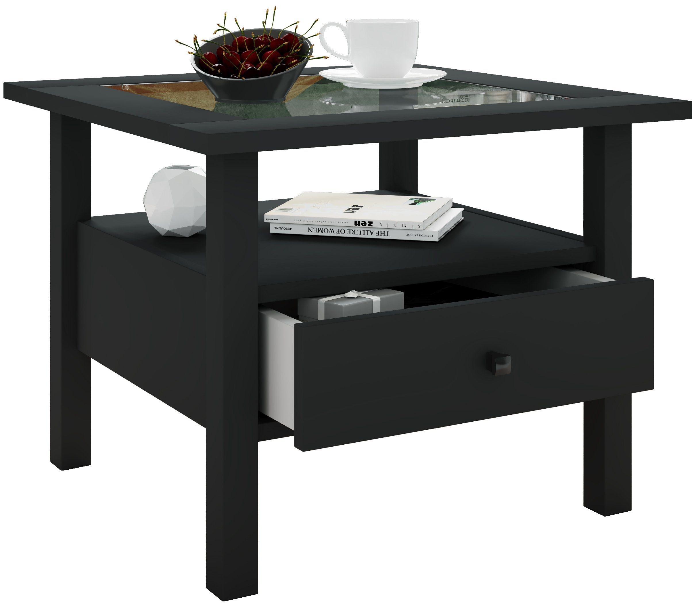 VCM Couchtisch Holz Sofatisch Couchtisch Schublade Lingis M, Pflegeleicht günstig online kaufen