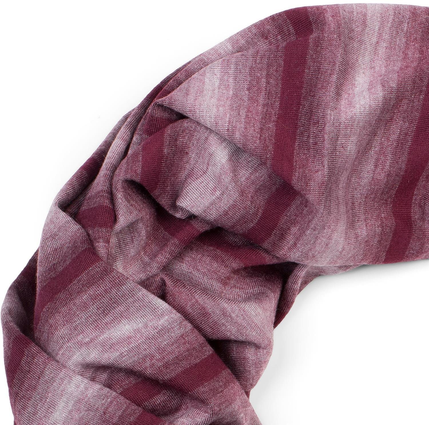 styleBREAKER Loop Loop Schal mit Streifen günstig online kaufen