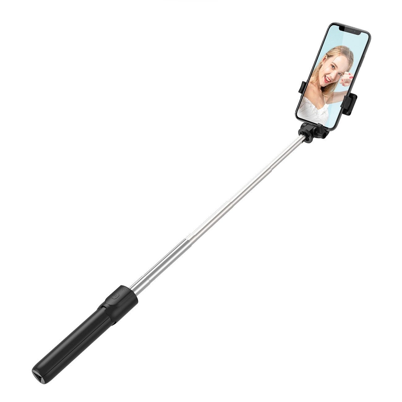 Hurtel Selfie-Stick Selfie-Stick 0,7 m für Telefon Teleskopstativ mit Bluetooth Funktion