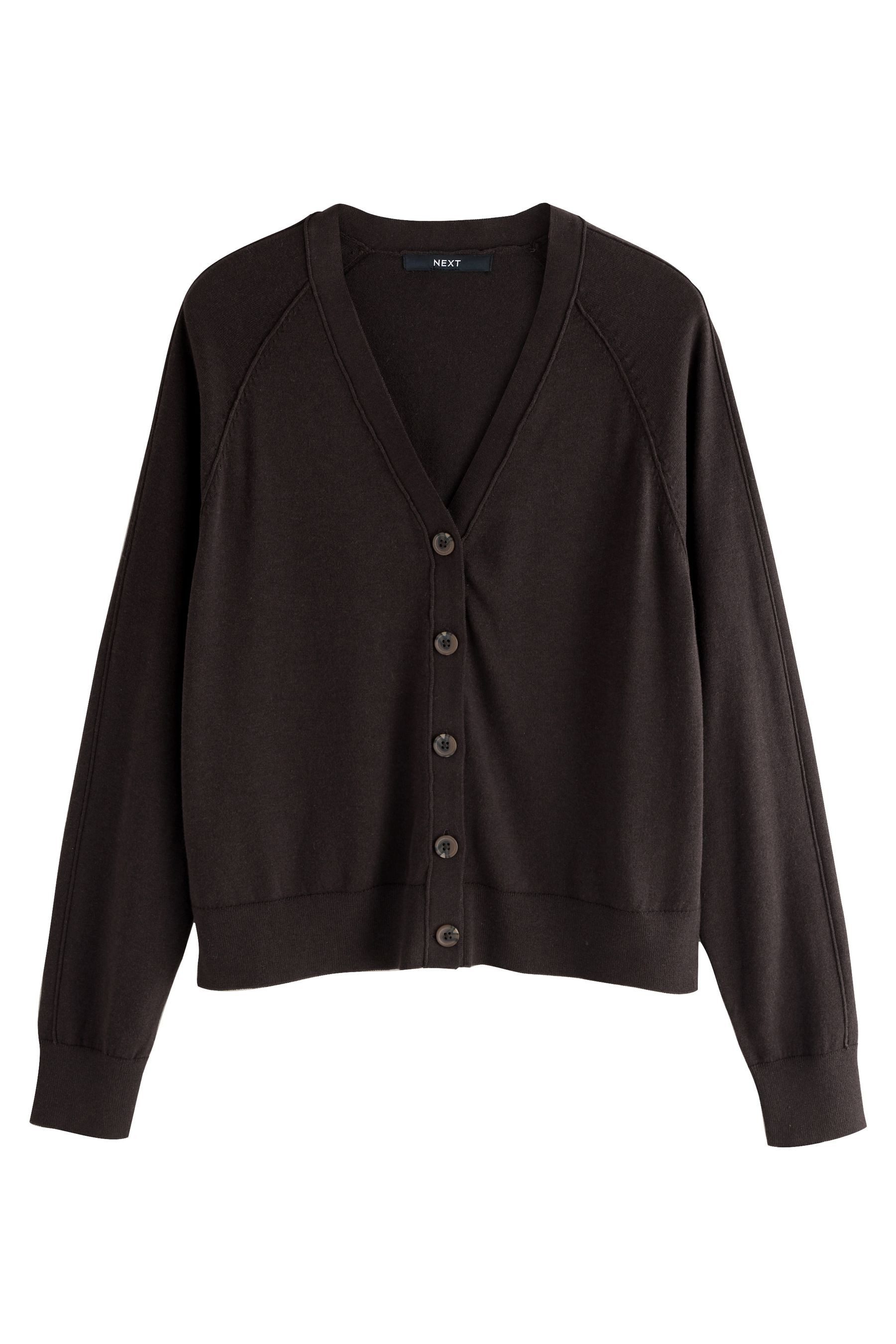 Next Strickjacke Strickjacke mit V-Ausschnitt, Kurzgröße günstig online kaufen