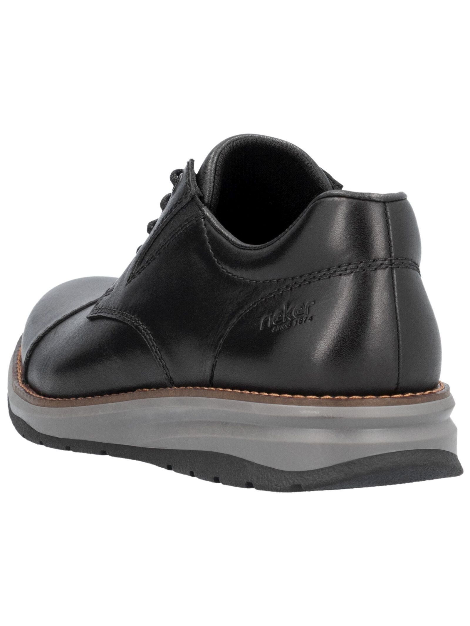 Rieker Rieker Halbschuhe Glattleder Schnürschuh