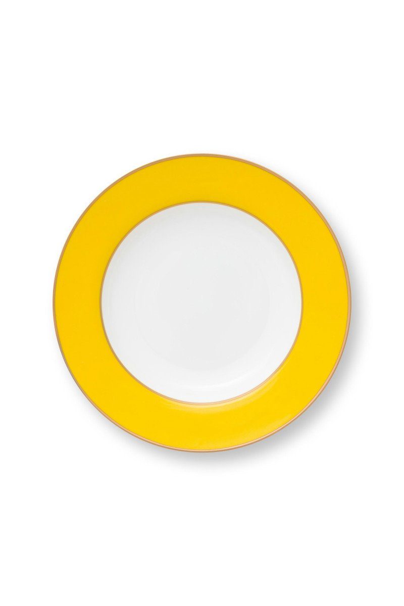 PiP Studio Суповая тарелка CHIQUE Суповая тарелка gold-gelb 23,5cm, Deep Plate Pip Chique Gold-Yellow 23.5cm
