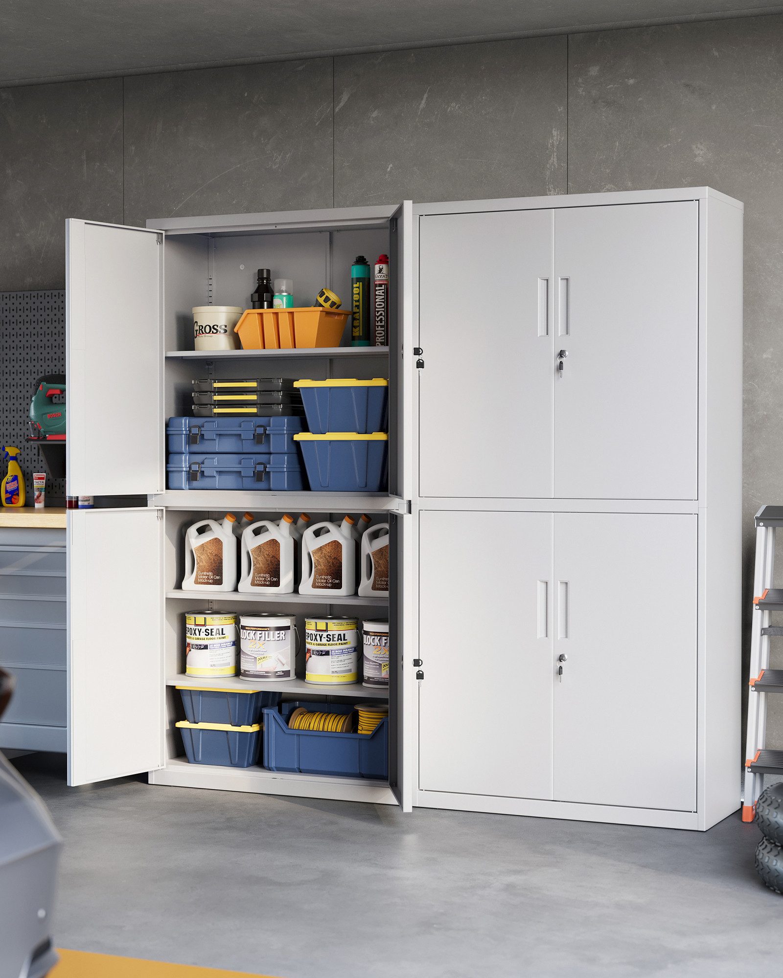 SONGMICS Aktenschrank Mehrzweckschrank, Büroschrank, 40 x günstig online kaufen