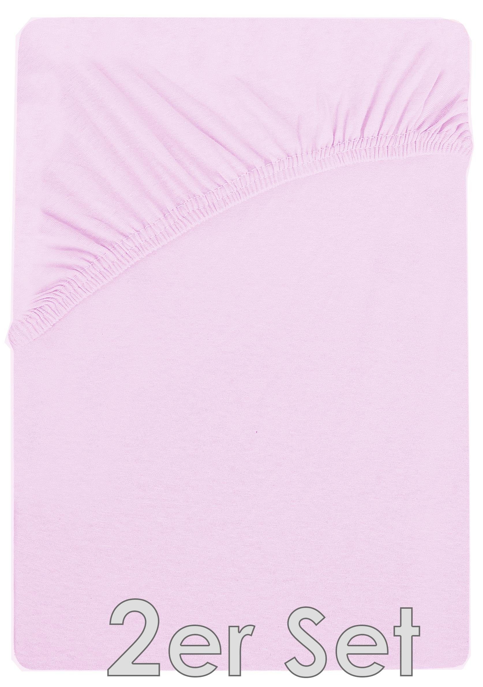 NatureMark Spannbettlaken Jersey Spannbetttuch, 100% Baumwolle, günstig online kaufen