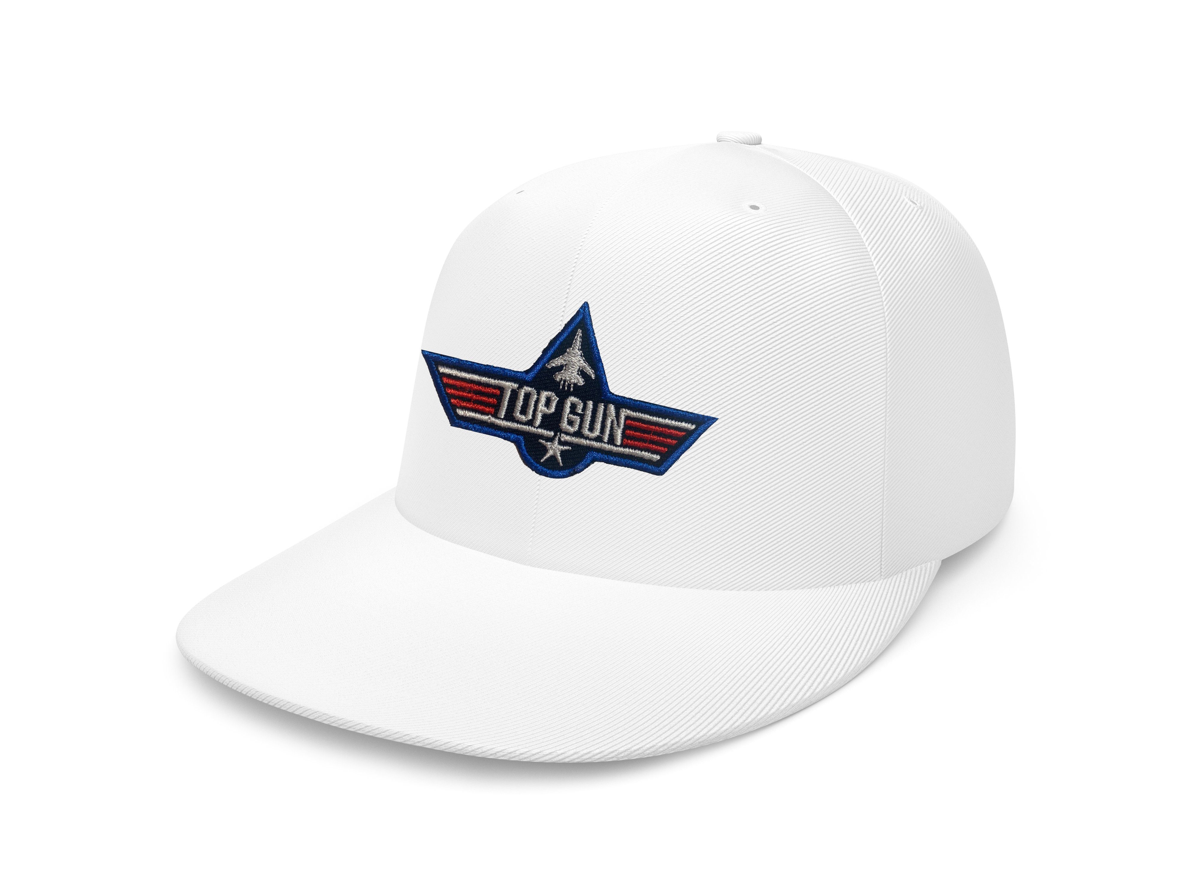 Blondie & Brownie Snapback Cap Unisex Erwachsene Top Gun Patch Stick Maverick Film Kino Air Force USA One Size