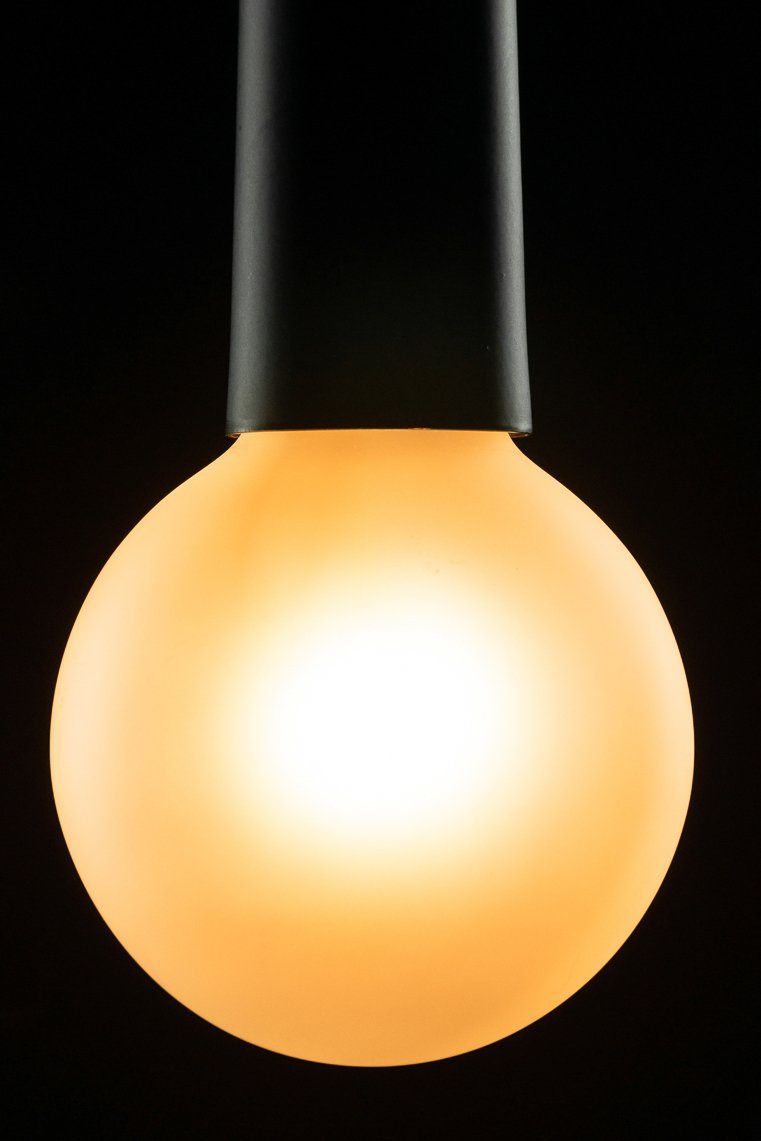 SEGULA LED-Leuchtmittel LED Globe 95 satiniert, E27, Warmweiß, dimmbar, E27, Globe 95, satiniert