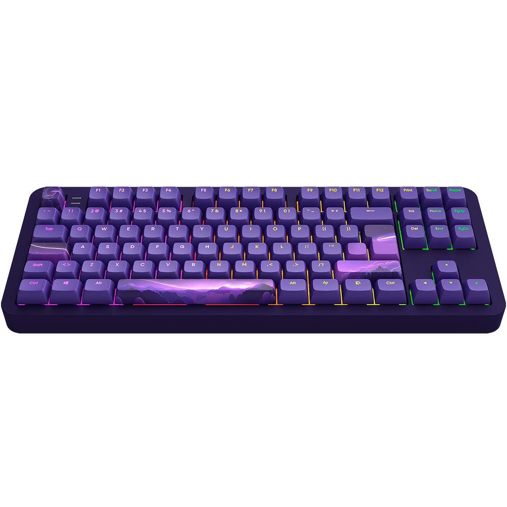 Dark Project ALU87B Celestial Premium Mechanische Tastatur Aluminium Gaming-Tastatur (Mechanisch, Hot-Swap, Anti-Ghosting, RBG, mehrsprachig, geräuschlos)