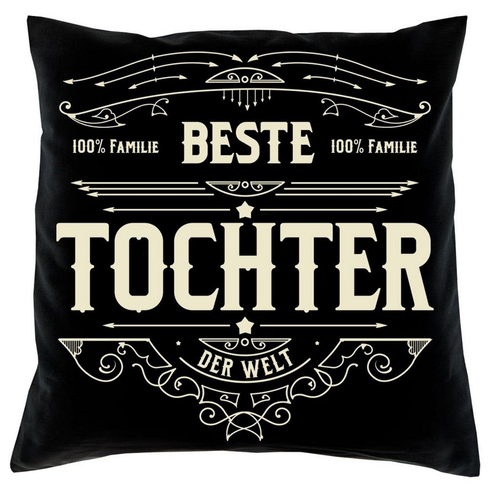 Soreso Dekokissen Kissen Beste Tochter Kissenbezug Und Fullung Geschenk Geburtstagsgeschenk Online Kaufen Otto