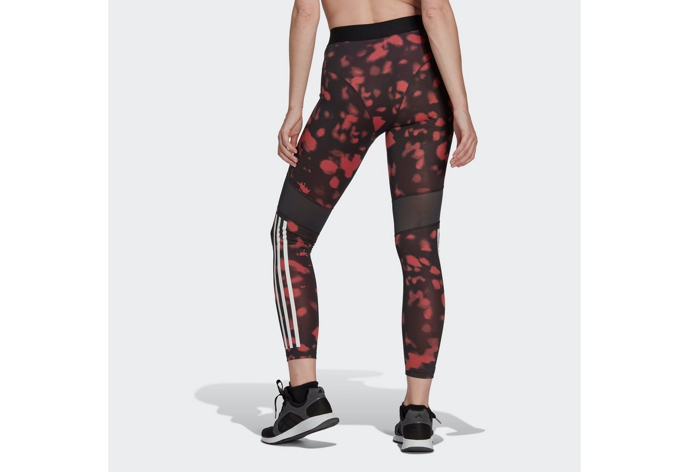 adidas Performance Trainingstights »HYPERGLAM PRINTED 7 8 TIGHT« › rot  - Onlineshop OTTO