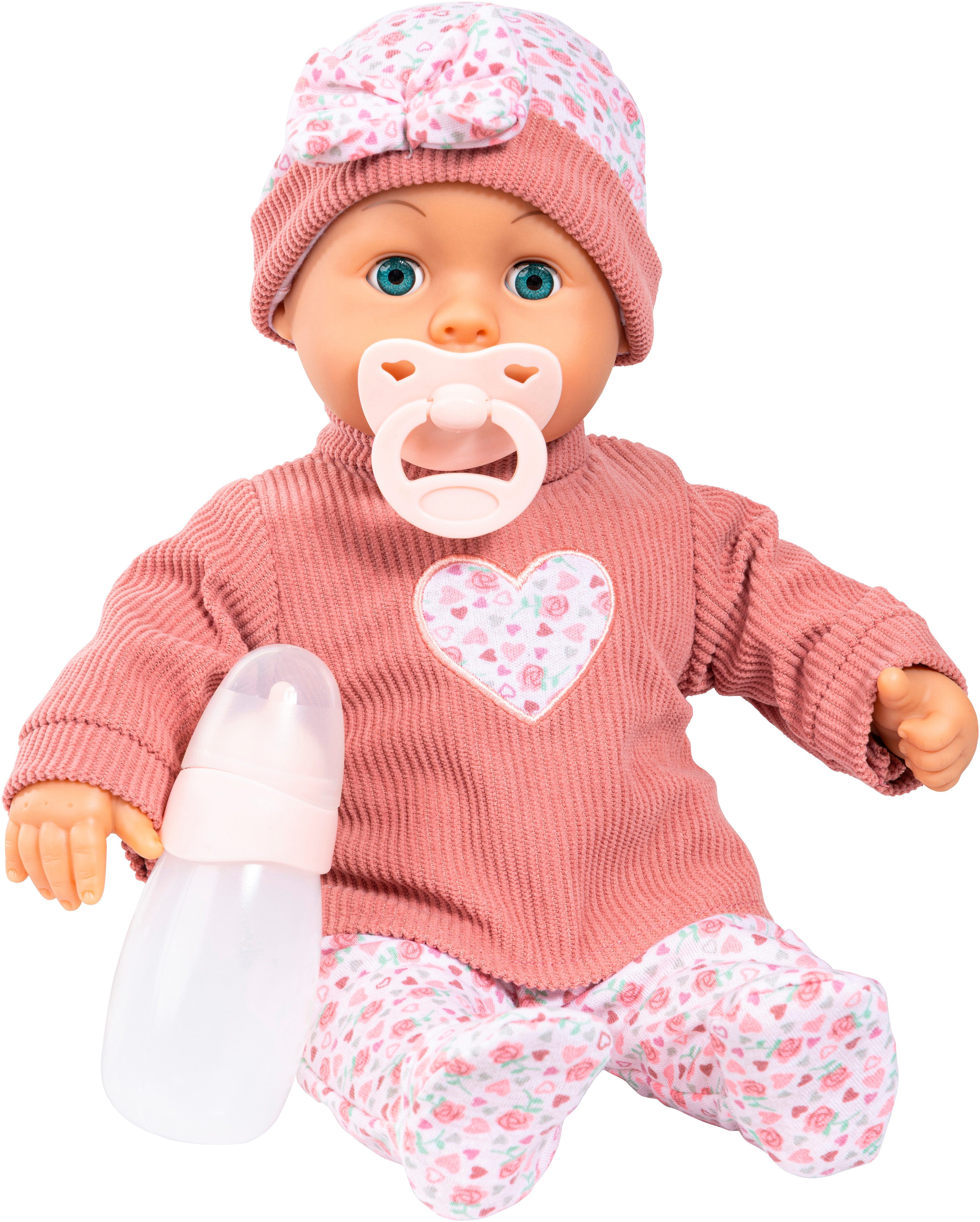 Bayer Babypuppe First Words 38 cm rosa
