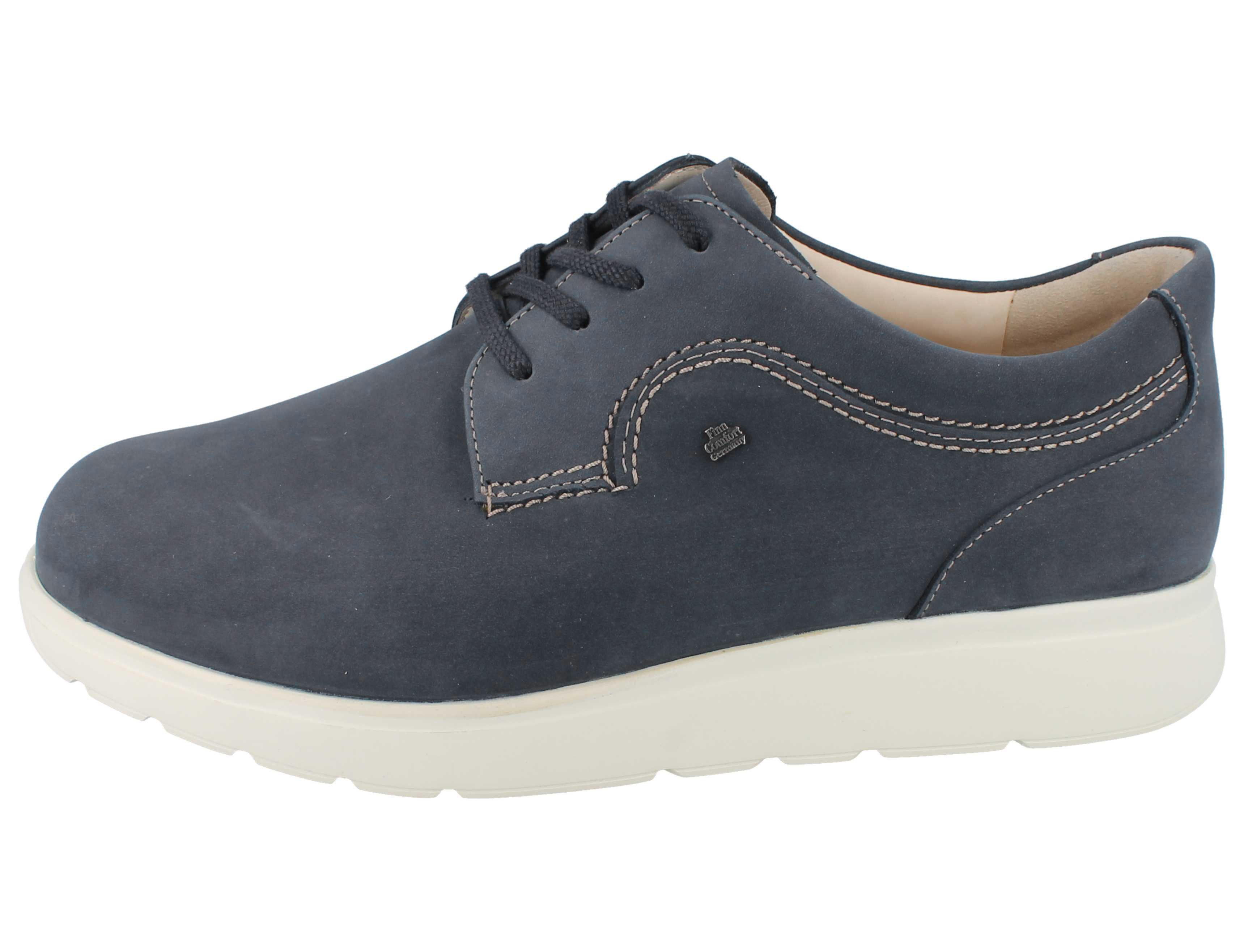 Finn Comfort FINN COMFORT PROPHYLAXE 97313 Herren Schnürschuhe blau grau Schnürschuh Wechselfußbett