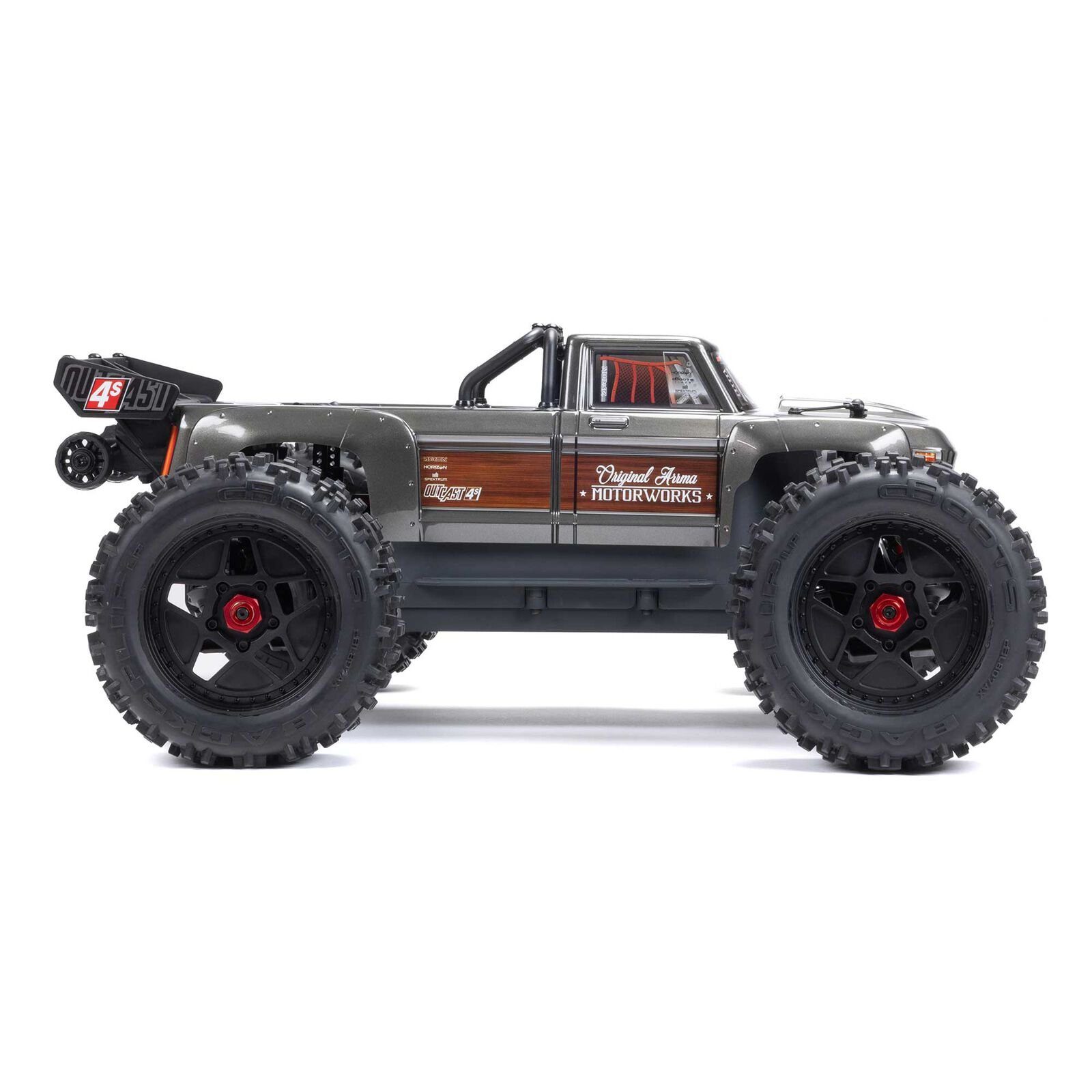 Arrma RC-Buggy Arrma OUTCAST 4X4 4S V2 RC BLX Stunt Truck RTR 1:10 Gunmetal