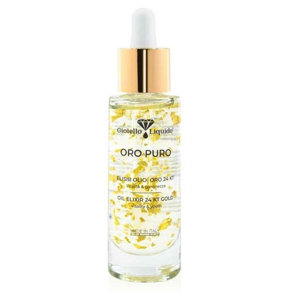 GIOIELLO LIQUIDO Gesichtspflege Gioiello Liquido Elisir Olio Oro 24 Kt Reines Gold 30 ml