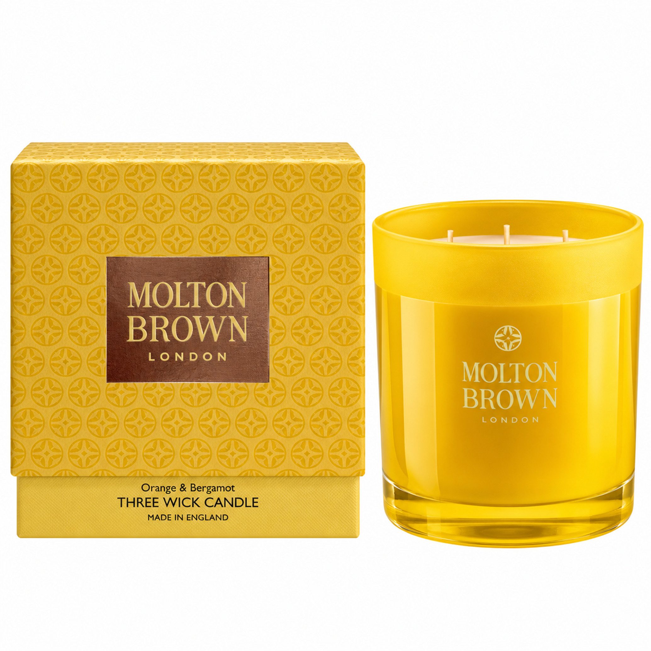MOLTON BROWN Duftkerze Molton Brown London Orange & Bergamot Three Wick Candle Kerze 480g