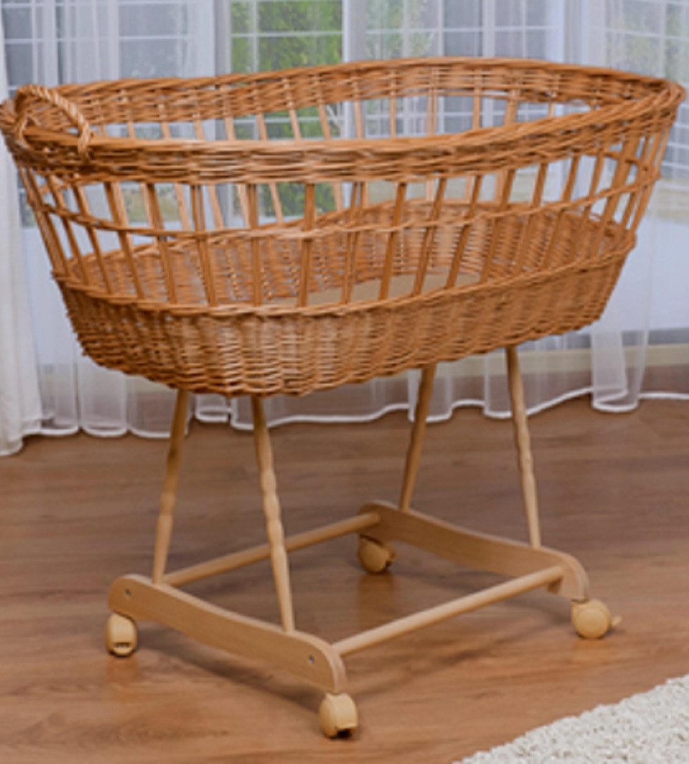 Waldin Stubenwagen Waldin Baby Stubenwagen-Set mit Ausstattung,XXL