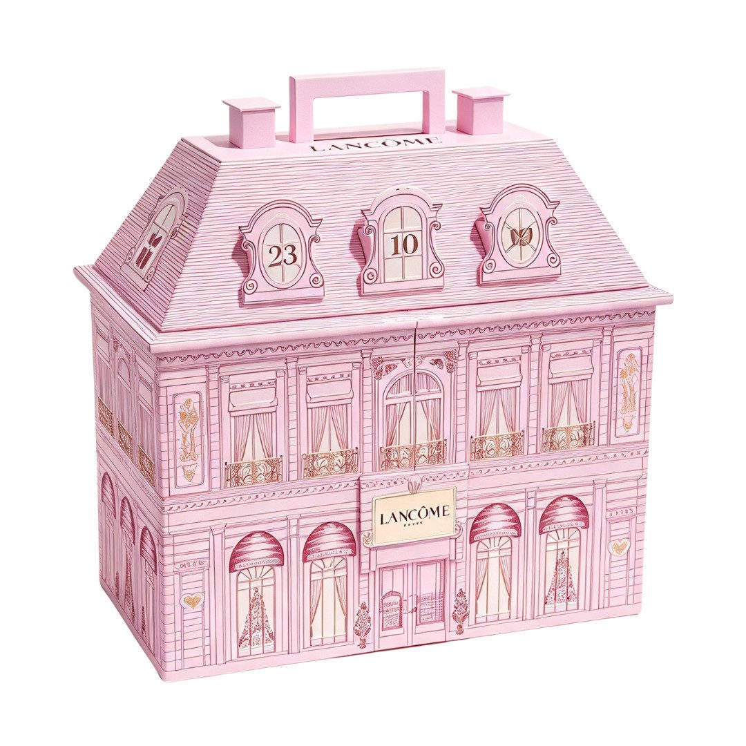 LANCOME Adventskalender 2026 Beauty Frauen & Mädchen Kosmetik Make-UP Weihnachtskalender (Set, 24-tlg), 24 Pflege & Make-UP Produkte Advent Kalender Damen Frau