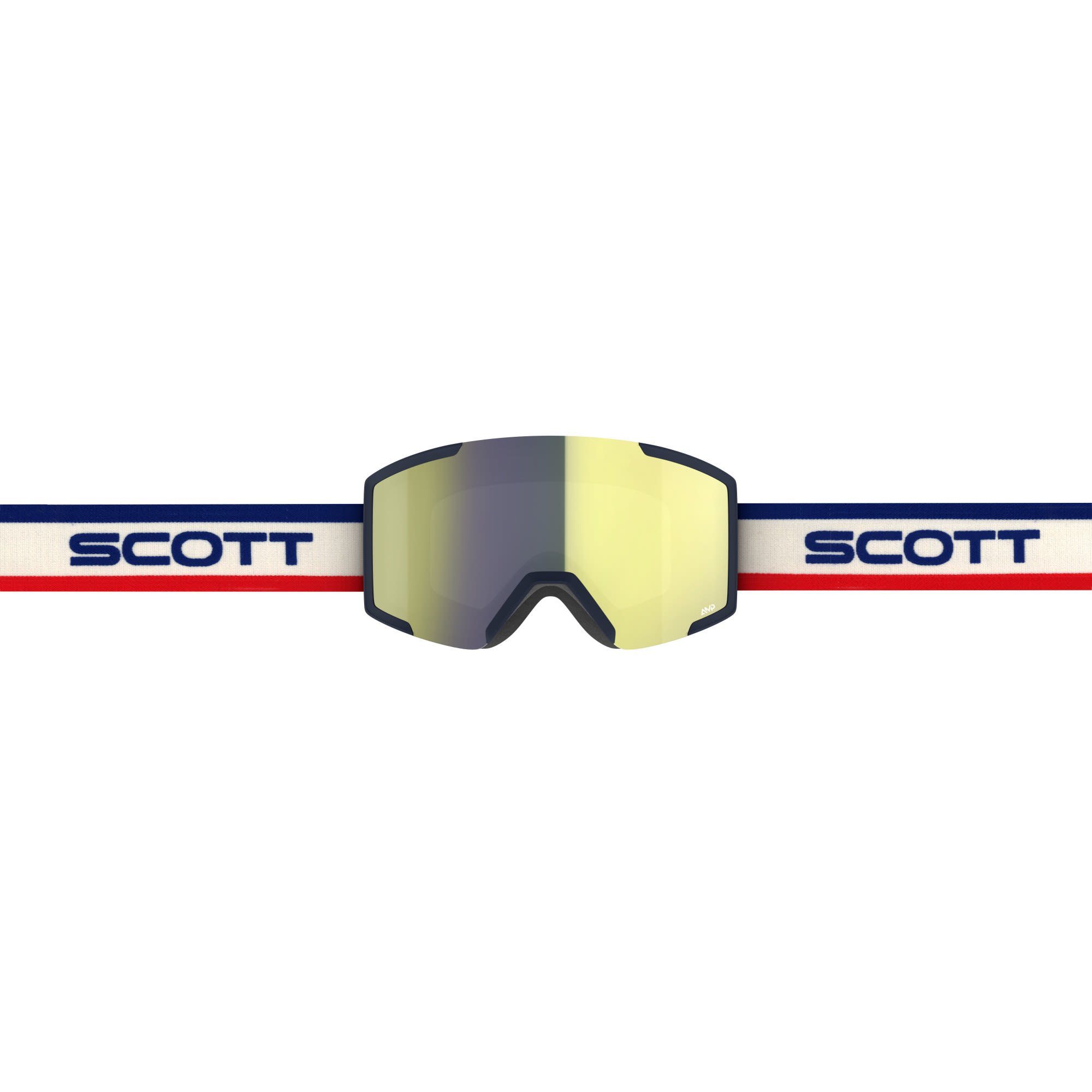 Blue Accessoires - Scott Goggle Skibrille Chrome - Beige Shield Enhancer Yellow Scott