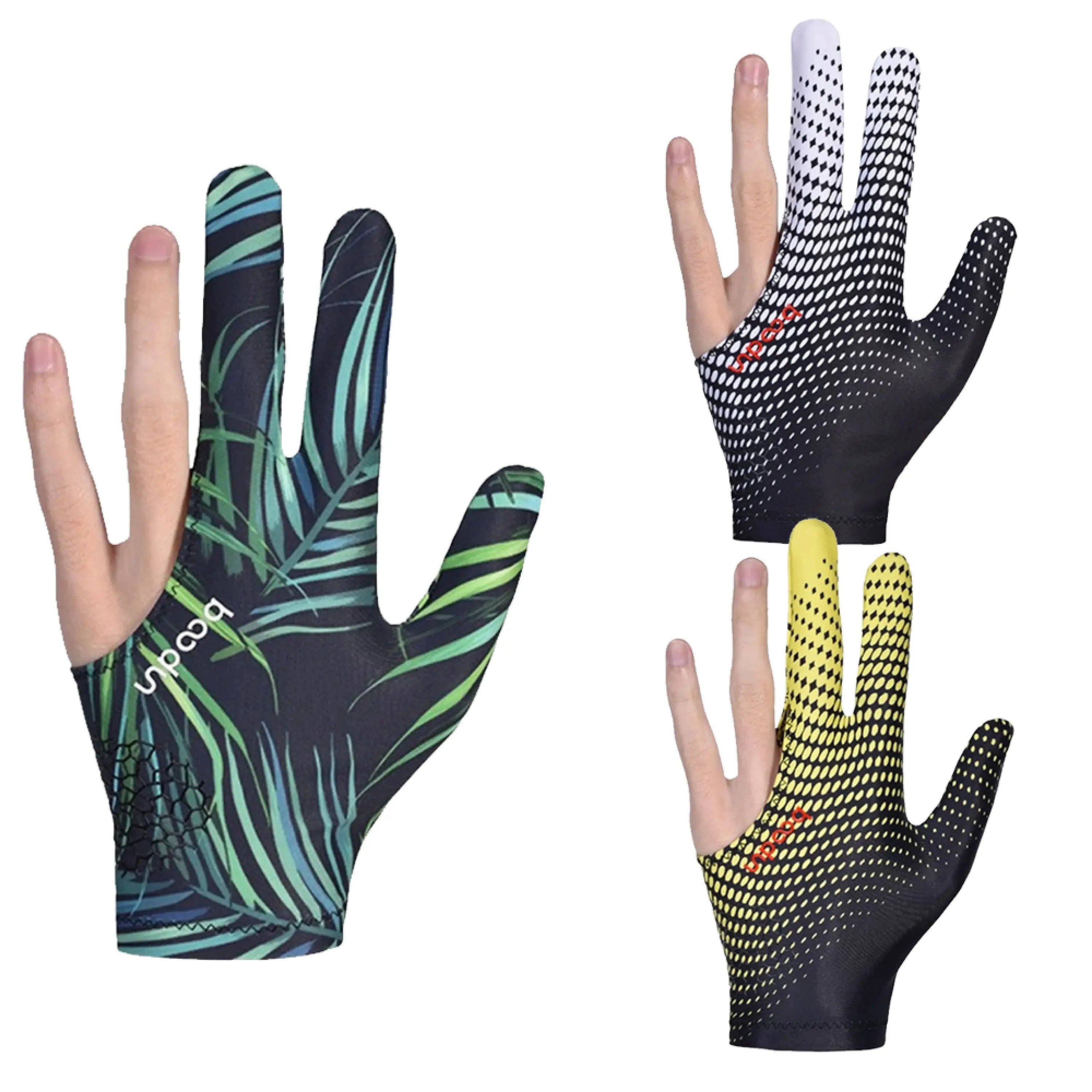 Sport-Knight® Billardtisch 3-Finger Billardhandschuh beidseitig, atmungsaktiv & rutschfest