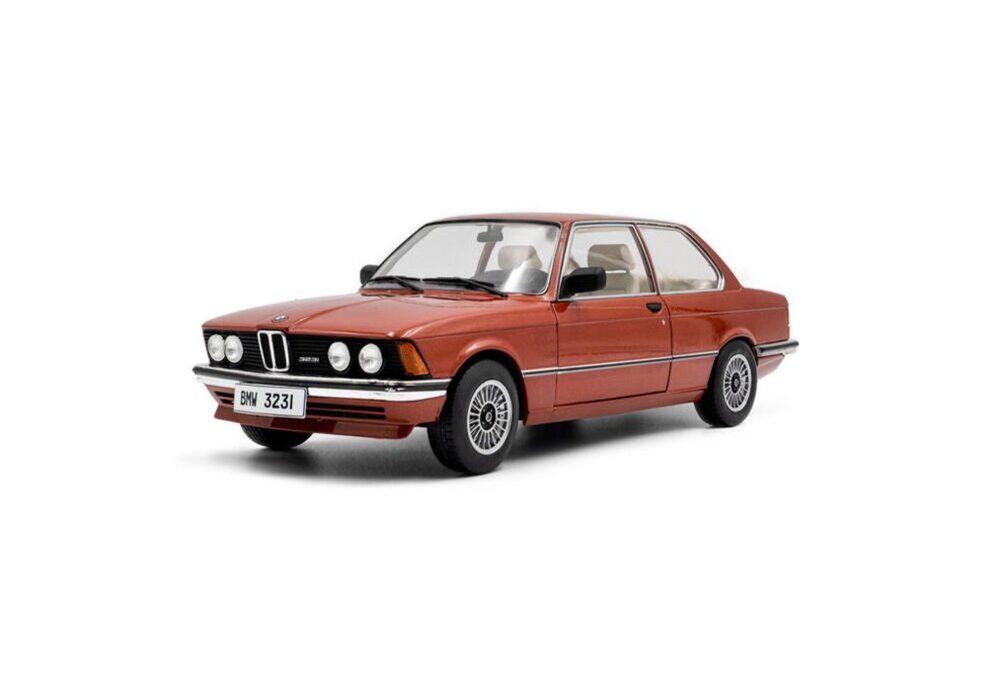 Solido Modellauto BMW 323I E21 rot metallic, Maßstab 1:18