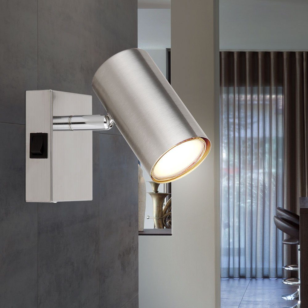 GLOBO LIGHTING Wandleuchte, Leuchtmittel nicht inklusive, Wandlampe Wandleuchte Metall Wohnzimmerleuchte mit